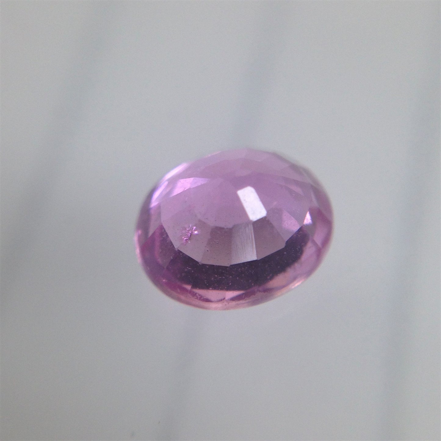 6x5mm Natural Pink Sapphire 0.96 Carats Round Oval Cut Corundum Wholesale Gem Faceted Loose Unmounted Gemstone, Earth Mined Sapphire