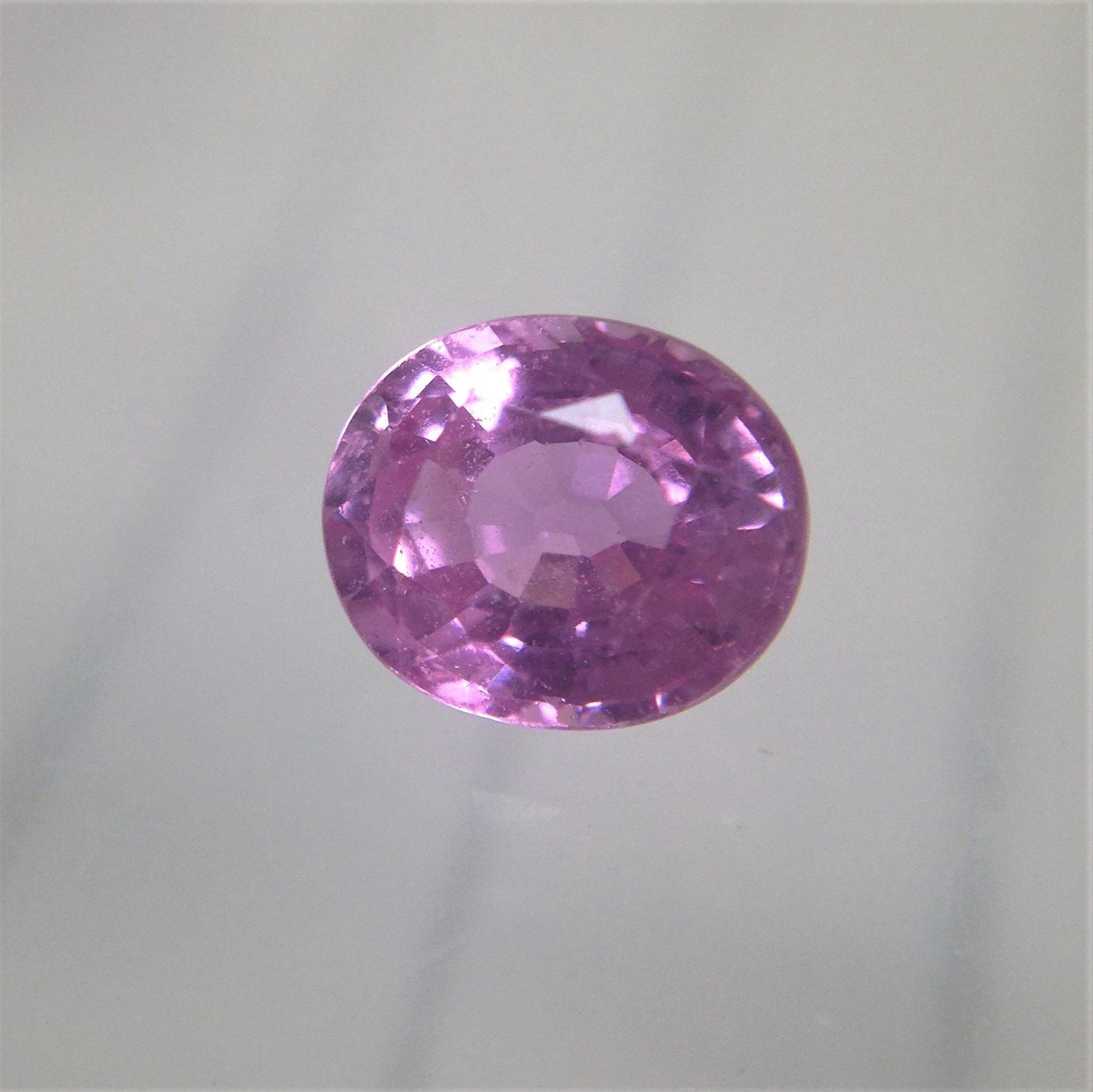 6x5mm Natural Pink Sapphire 0.96 Carats Round Oval Cut Corundum Wholesale Gem Faceted Loose Unmounted Gemstone, Earth Mined Sapphire