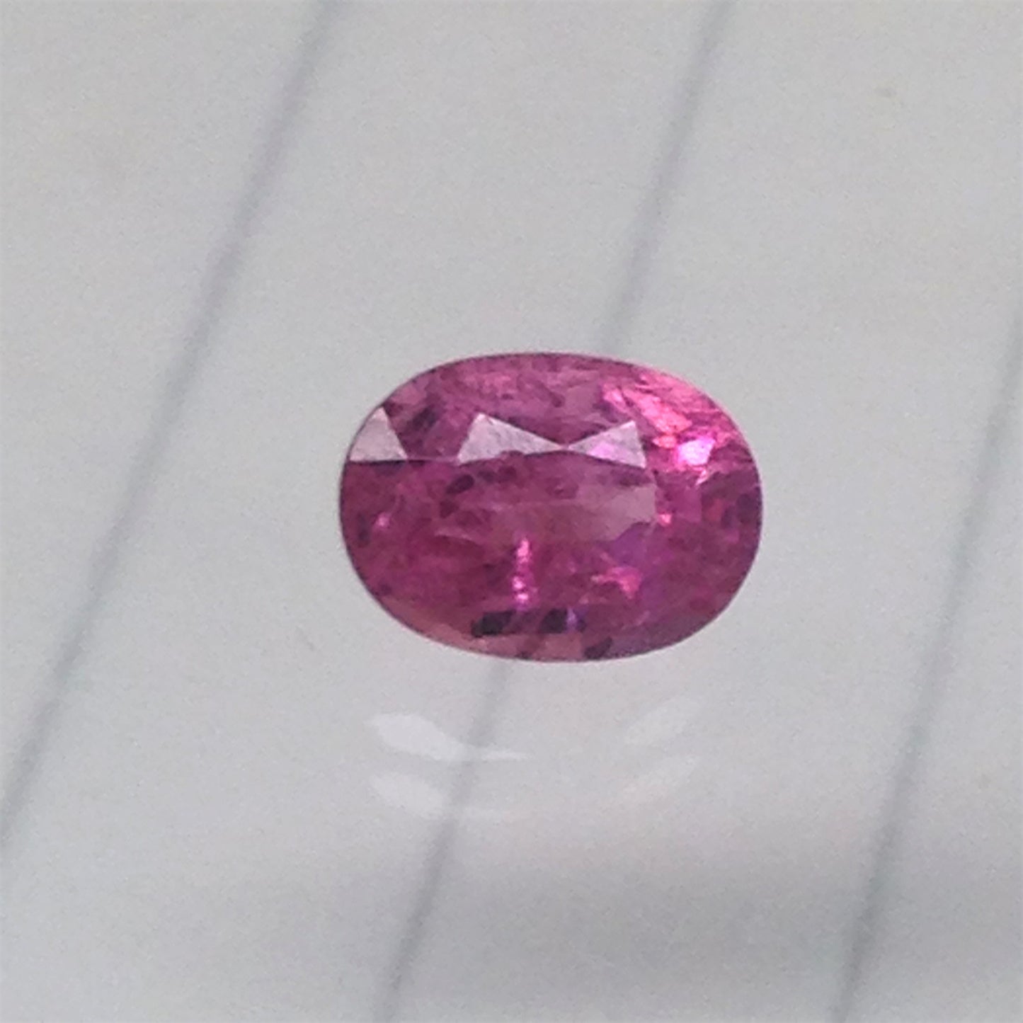 7x5mm Natural Pink Tourmaline 1.06 Carats Tested Stone Wholesale Gems Faceted Loose Gemstone Red Oval Cut Unmounted For Gold Jewelry