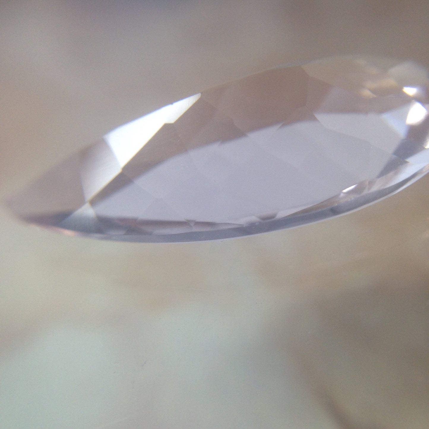 18x9mm Morganite 4.63 Carat Pear Cut, Purplish Pink Loose Gemstone