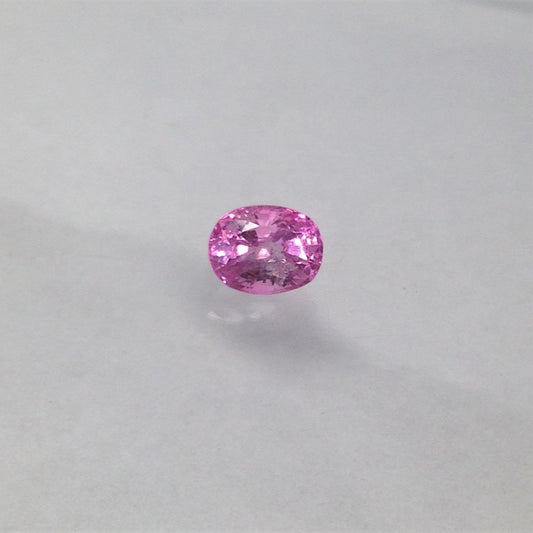 Natural Pink Spinel 1.32 carat 7.2x5.5mm Faceted Oval Loose Gem Gemstone Color, Unheated Untreated