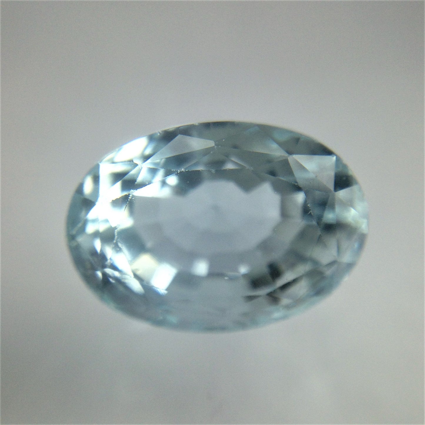 9 carat Aquamarine Natural Light Blue Oval  Step Cut 14.2x10.4mm  Loose Faceted Gemstone Beryl March Birthstone Wholesale Gems