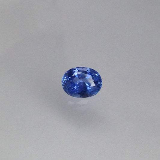 Natural Blue Sapphire 7.6x5.8mm 1.57 Carats Oval Corundum Blue Wholesale Gem Faceted Loose Unmounted Gemstone Fancy 7x6mm