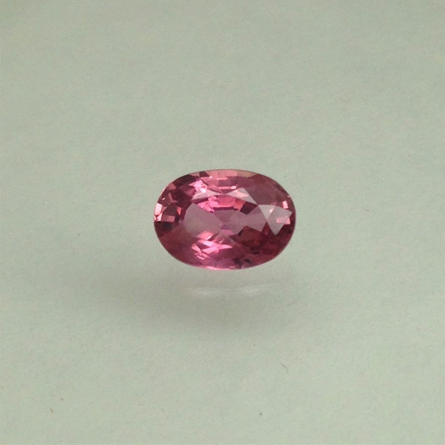 1.13ct Pink Padparadscha Sapphire 7x5mm Oval Rare Orangy Pink Purple Peach Loose Gemstone Unmounted Gem Corundum Heated Dark Padparadsha