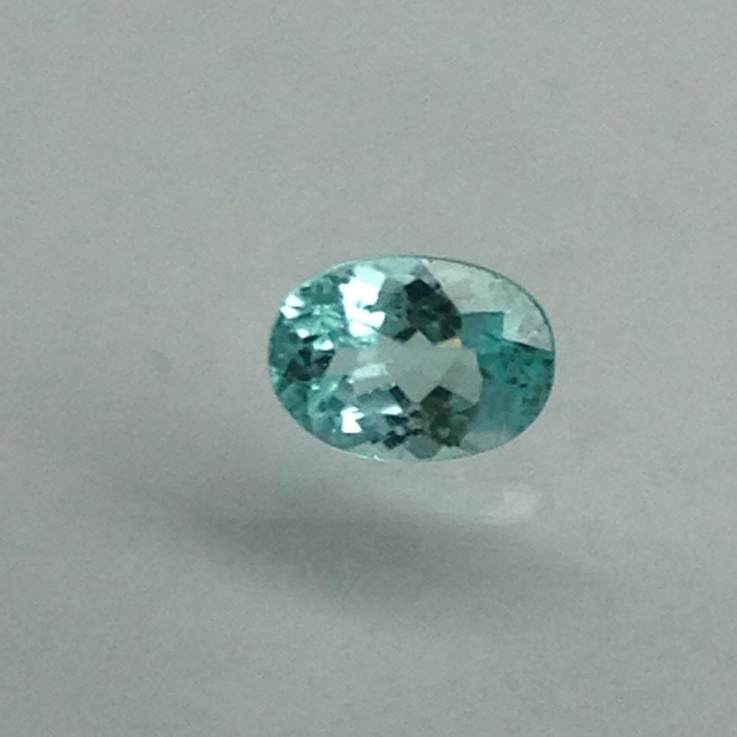 7x5mm Natural Copper Bearing Tourmaline, Paraiba Type 0.88 carats Blue Green Faceted Loose Cuprian Tourmaline, Rare Gemstone