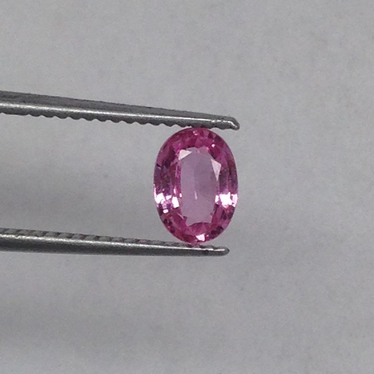 7x5mm Natural Heated Pink Sapphire 0.97 Carats Oval Cut Corundum Wholesale Gem Faceted Loose Unmounted Gemstone, Earth Mined Sapphire cts