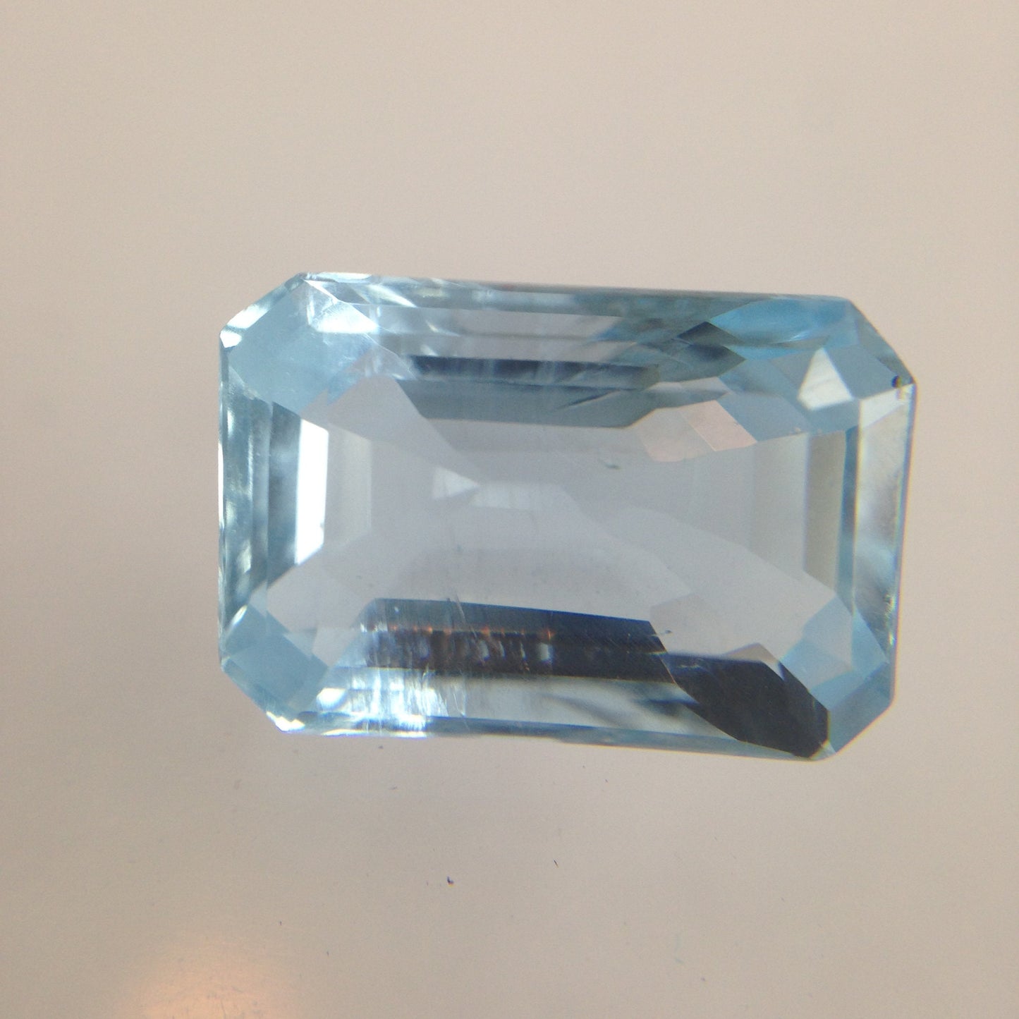 Natural Blue Aquamarine 2.25 Carat Nice Blue Gem Rectangle Cut Loose Faceted Gemstone Beryl March Birthstone Emerald Cut Gem