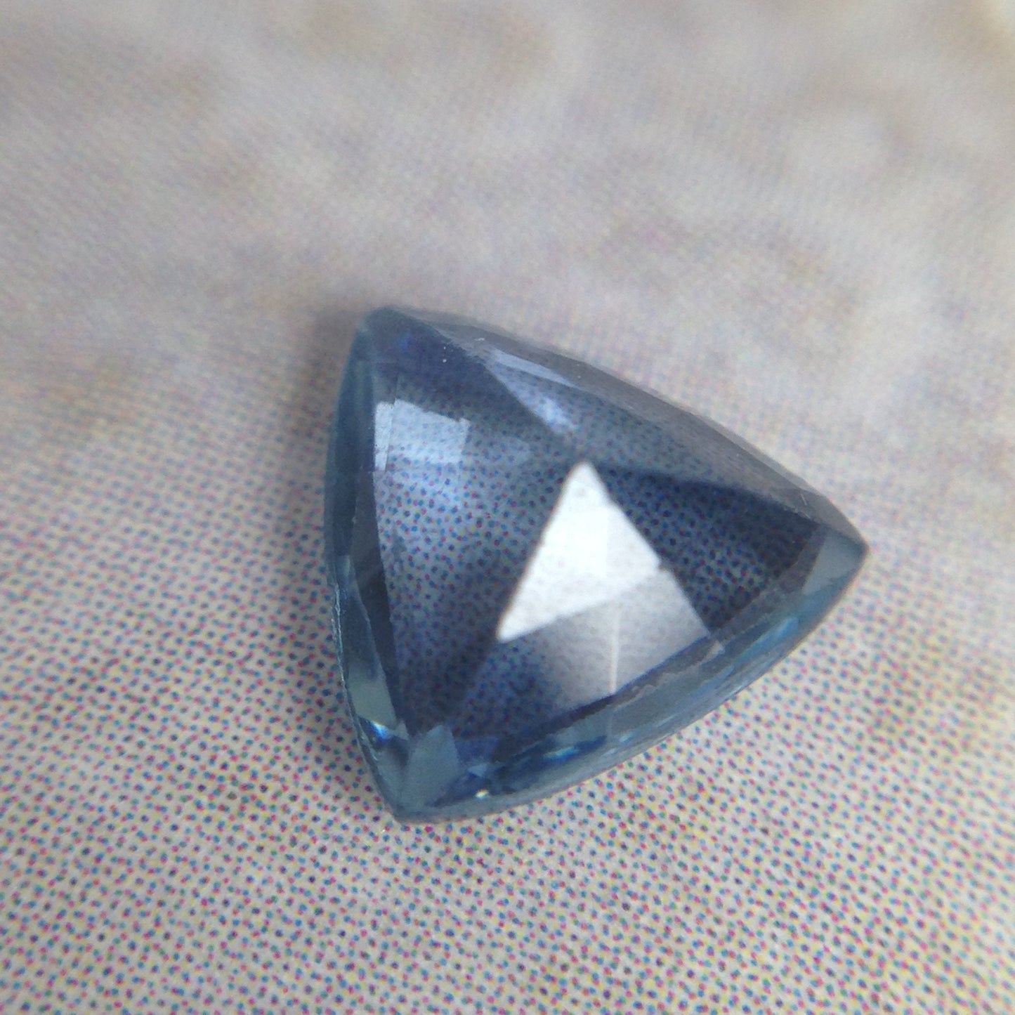 Natural Light Blue Sapphire 6mm Trillion Triangle 0.92 carat Corundum Wholesale Gem Faceted Loose Unmounted Gemstone Heated Real Gemstone ct