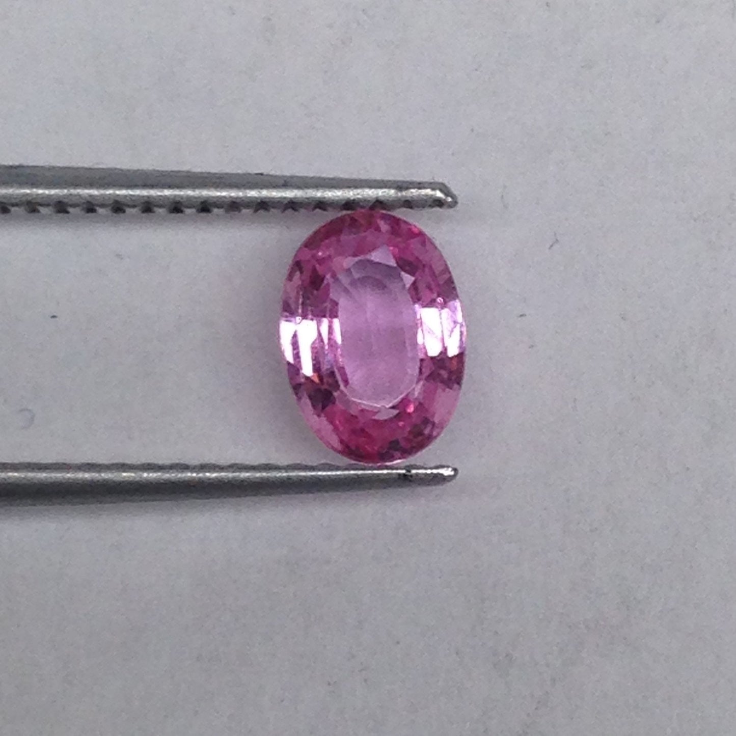 7x5mm Natural Heated Pink Sapphire 0.97 Carats Oval Cut Corundum Wholesale Gem Faceted Loose Unmounted Gemstone, Earth Mined Sapphire cts