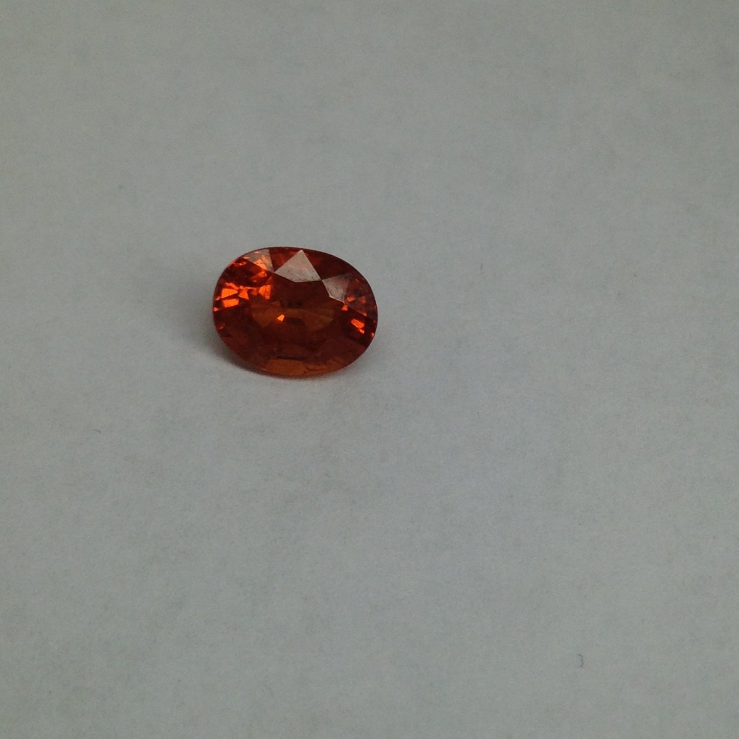 2.77 carat Natural Mandarin Spessartite Garnet 9x7mm Oval Wholesale Orange