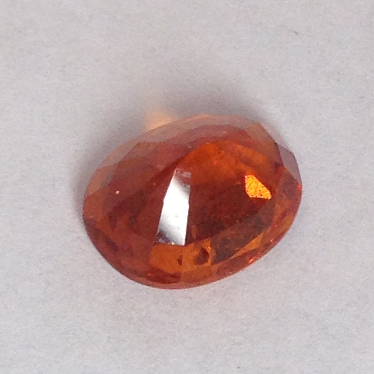 2.77 carat Natural Mandarin Spessartite Garnet 9x7mm Oval Wholesale Orange