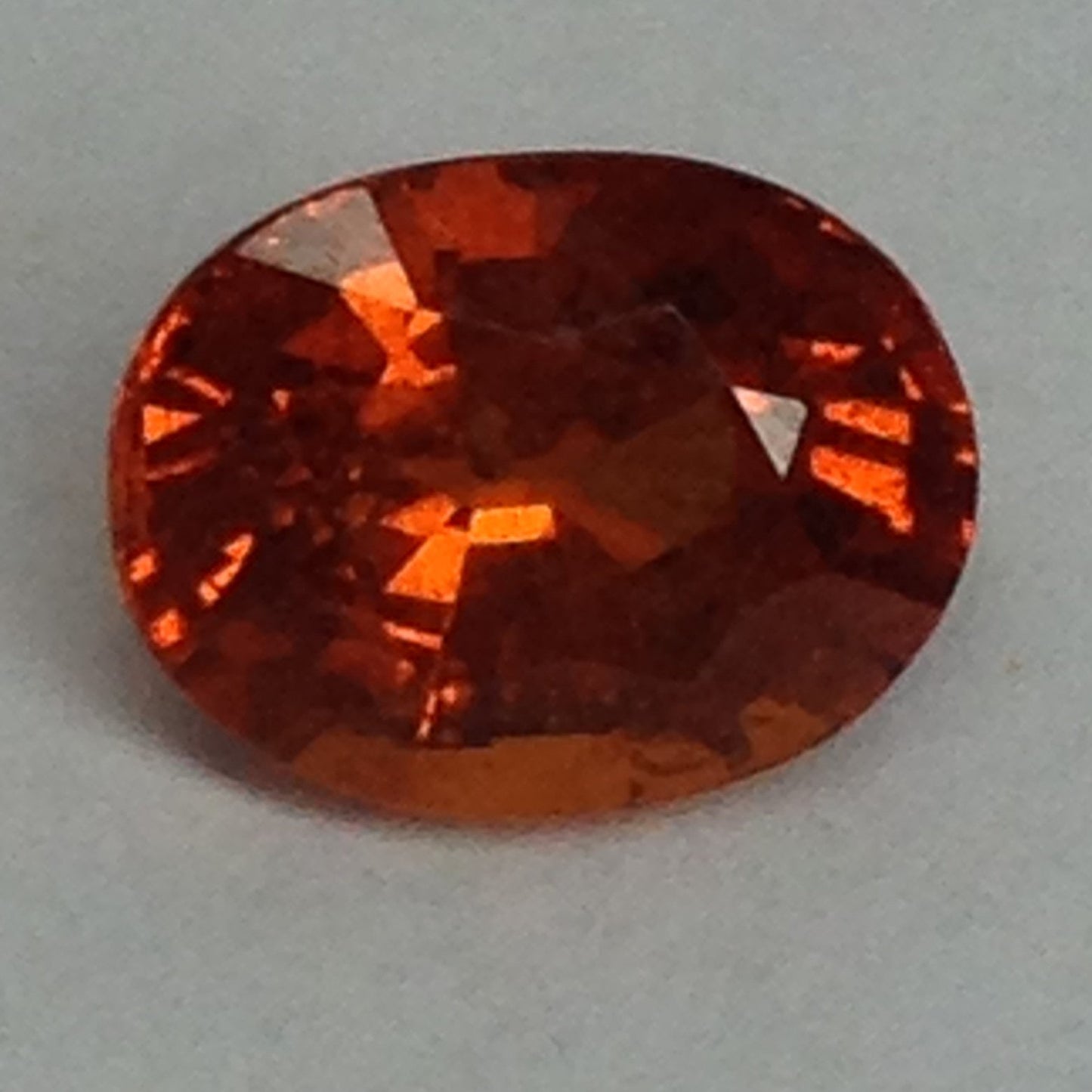 2.77 carat Natural Mandarin Spessartite Garnet 9x7mm Oval Wholesale Orange