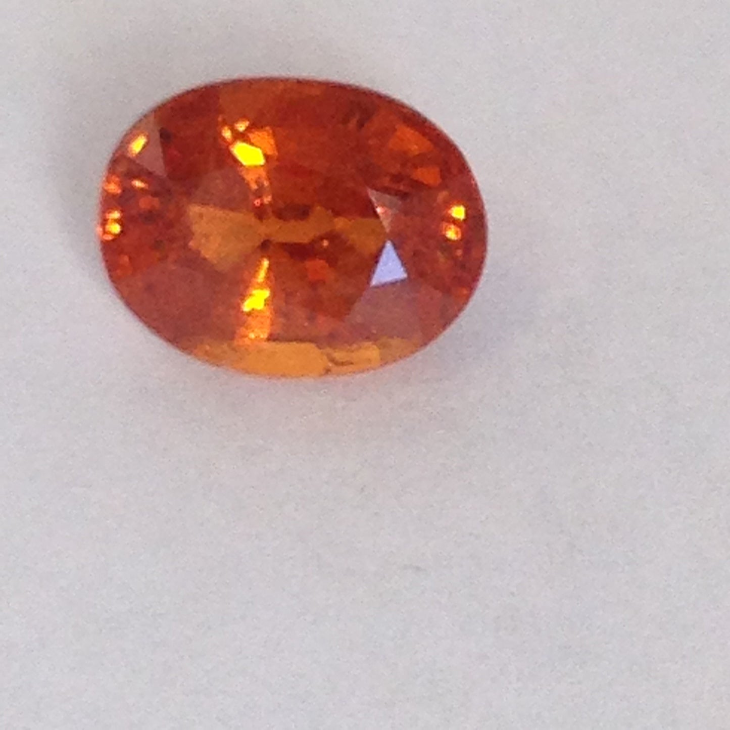 2.77 carat Natural Mandarin Spessartite Garnet 9x7mm Oval Wholesale Orange