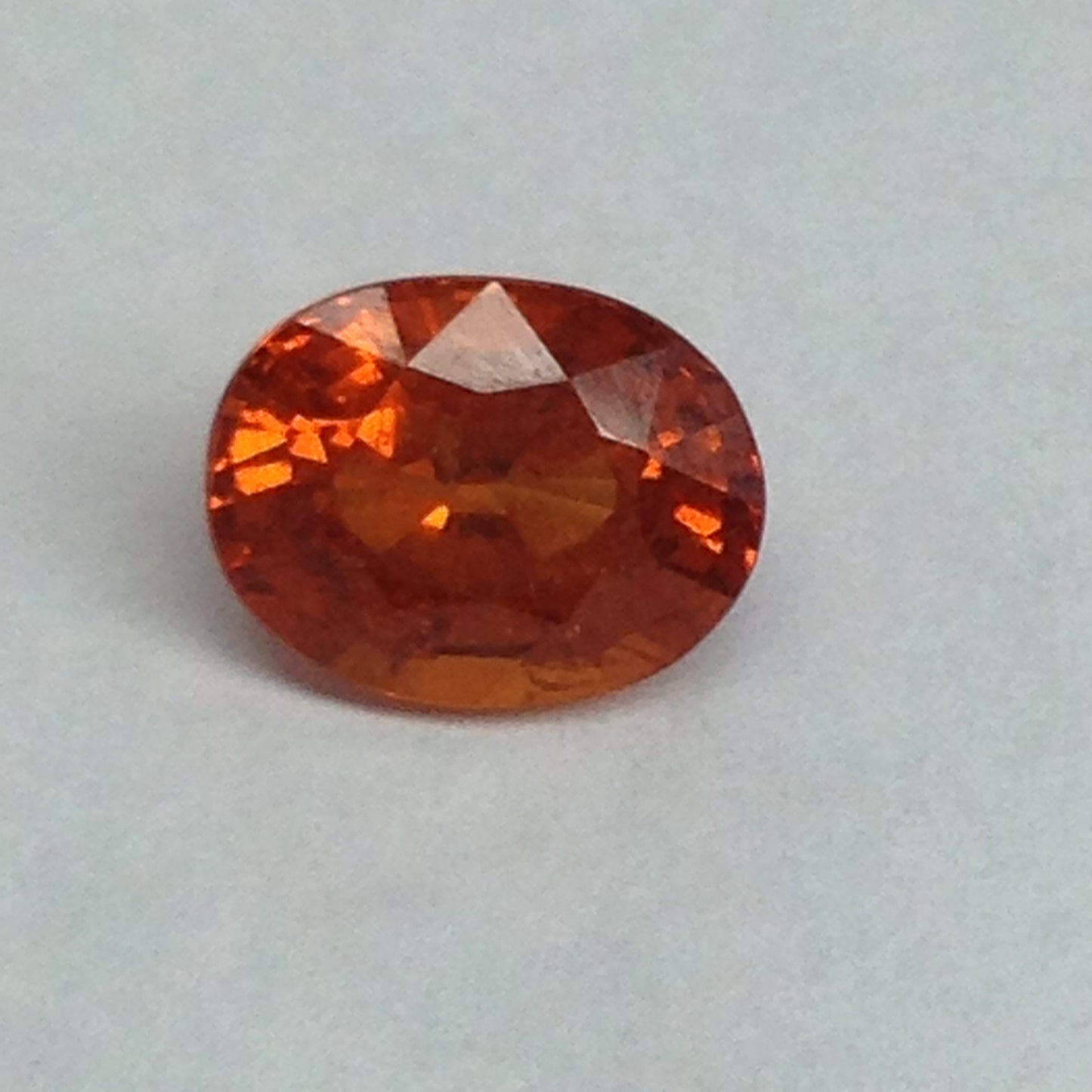 2.77 carat Natural Mandarin Spessartite Garnet 9x7mm Oval Wholesale Orange