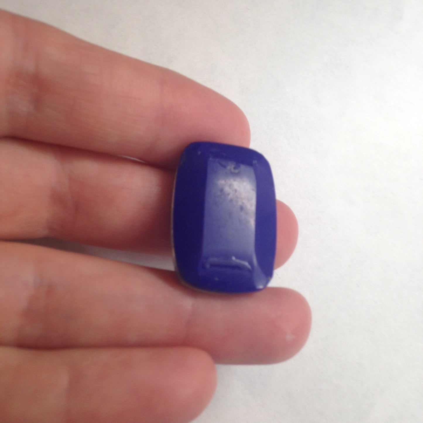 18x26mm Rutilated Quartz Lapiz Lazuli Doublet Cabochon Large 29 carats