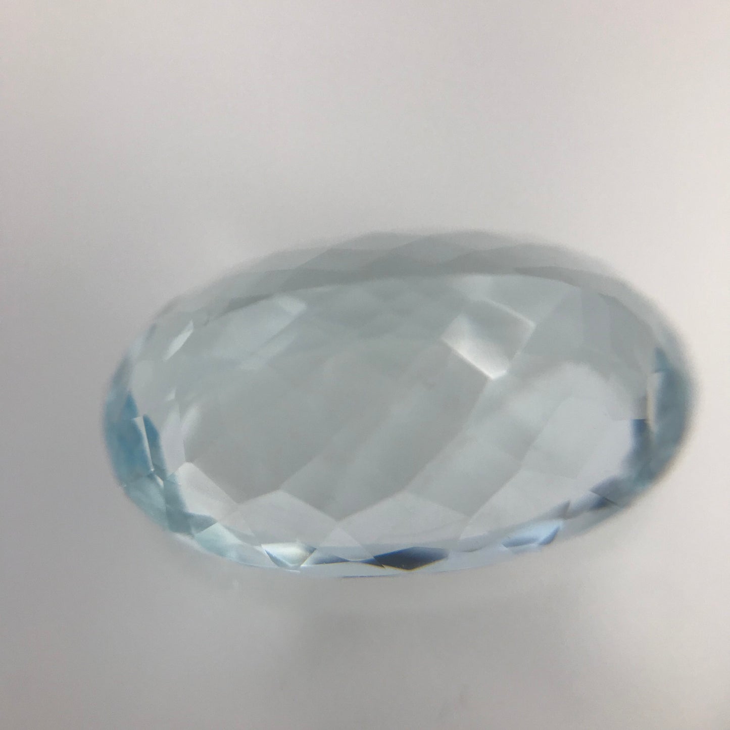 17x11mm Natural Aquamarine 8.64 carats Light Blue Oval Cut Loose Gem Faceted Gemstone Large March Birthstone