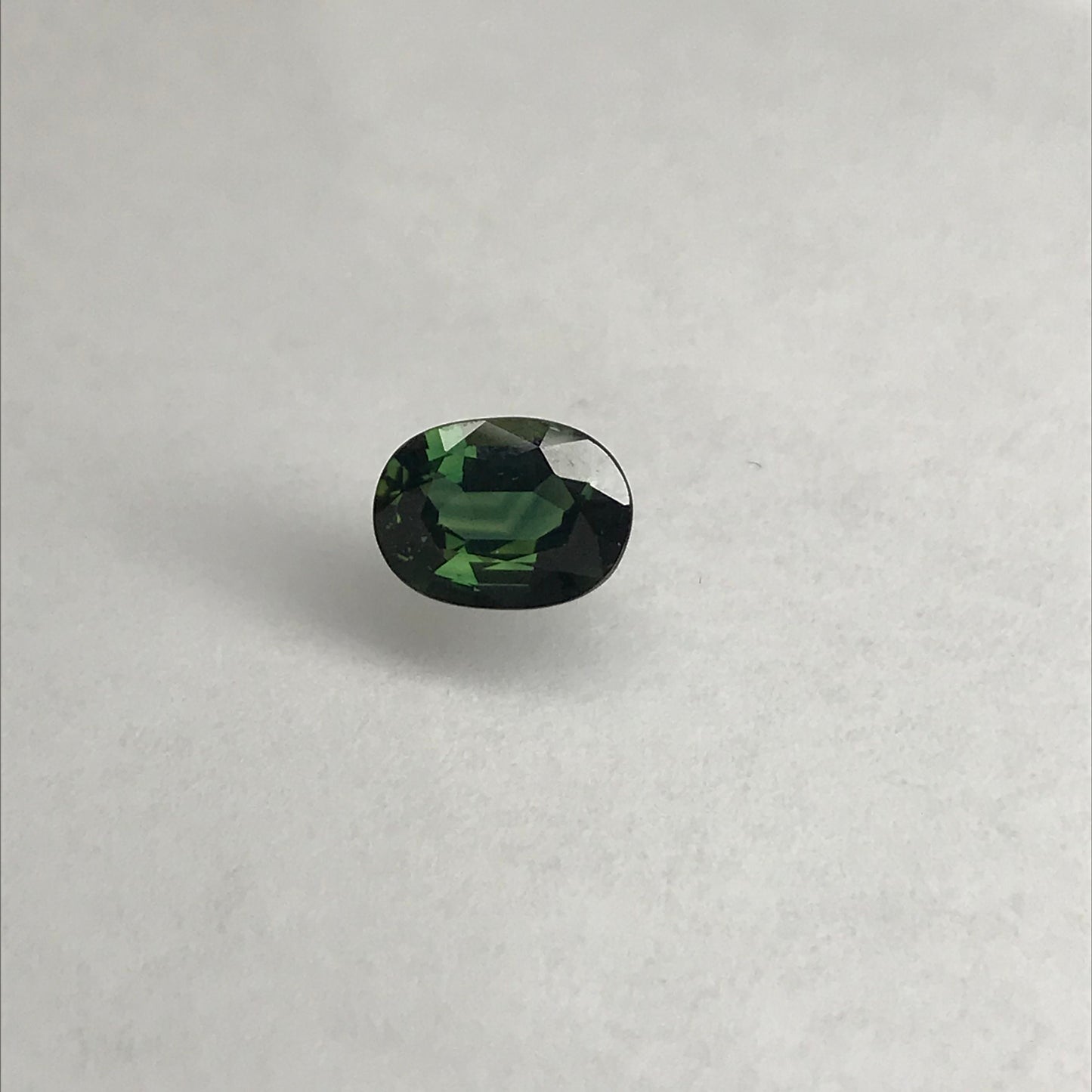 8x6mm Natural Green Sapphire 1.39 Carat, Oval cut Corundum Wholesale Faceted Loose Gemstone