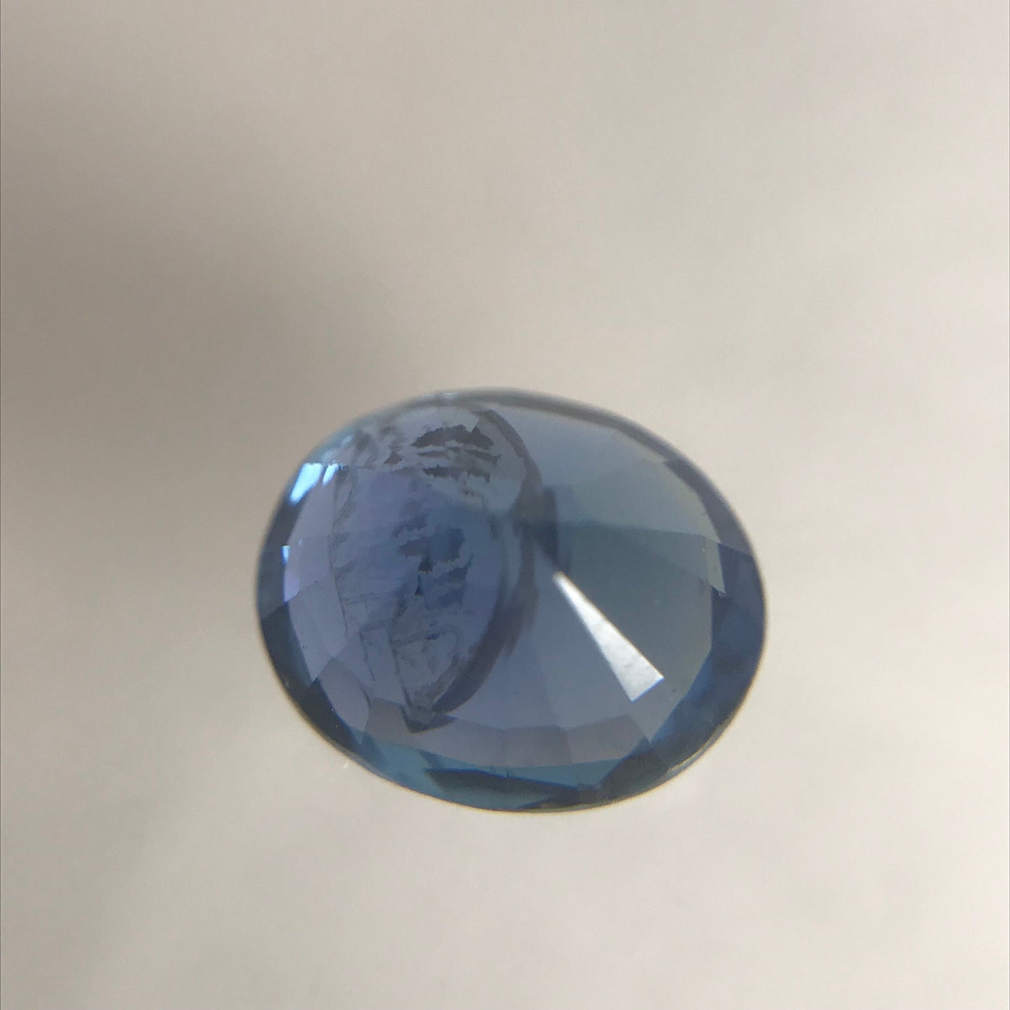 1.10 Carats Natural Blue Sapphire 6.5x5.4 mm Oval Corundum Blue Wholesale Gem Faceted