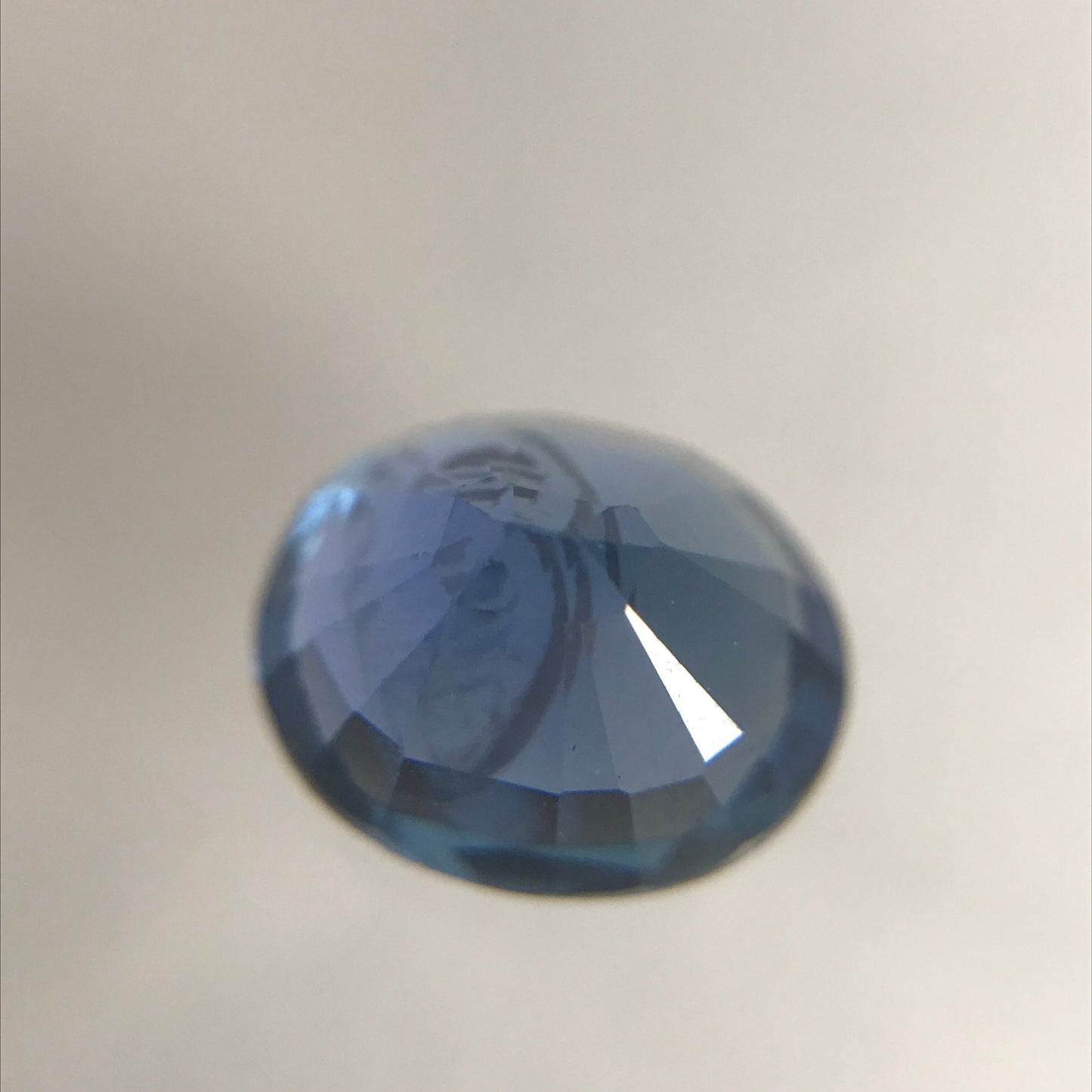 1.10 Carats Natural Blue Sapphire 6.5x5.4 mm Oval Corundum Blue Wholesale Gem Faceted