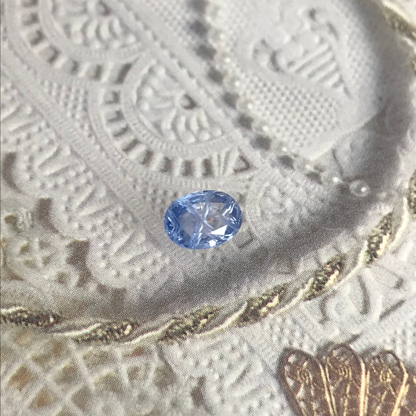 7x5mm Natural Blue Sapphire Fancy cut 0.96 Carats Oval Corundum Medium Light Gem Faceted Loose Heated Sapphire