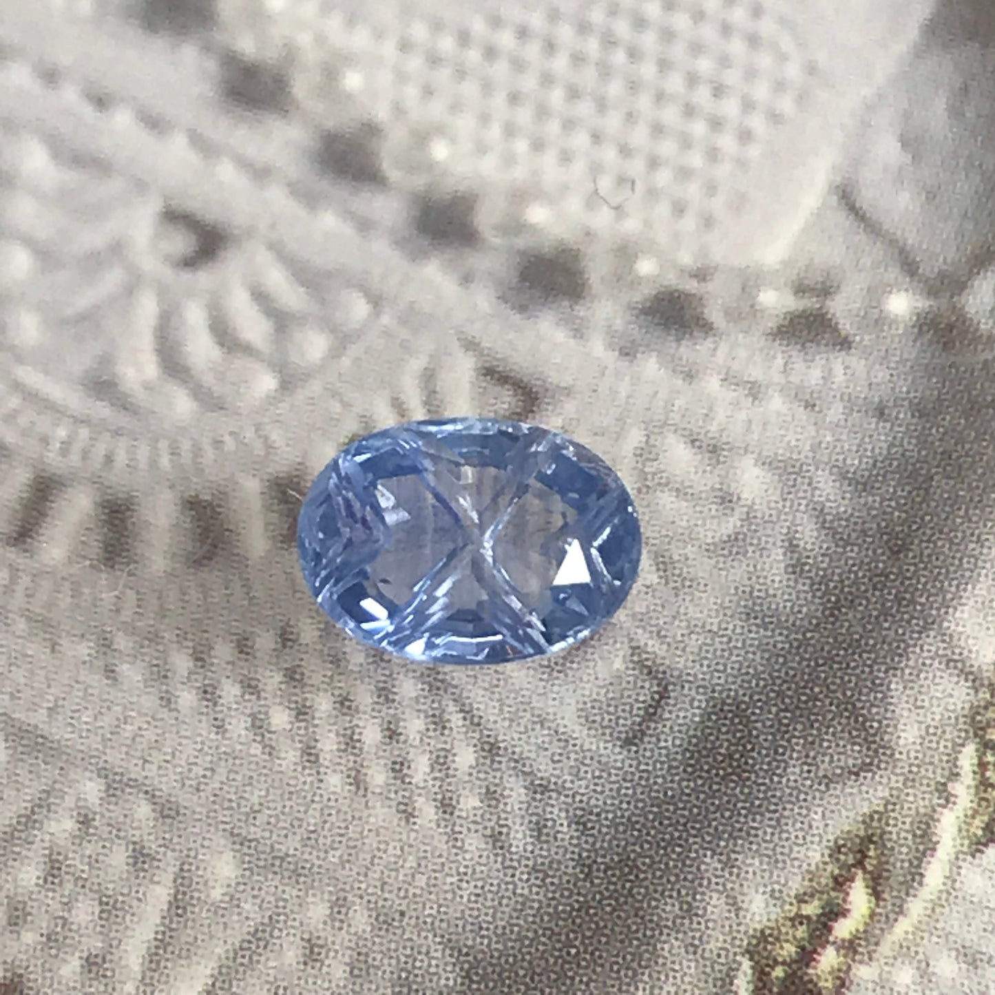 7x5mm Natural Blue Sapphire Fancy cut 0.96 Carats Oval Corundum Medium Light Gem Faceted Loose Heated Sapphire