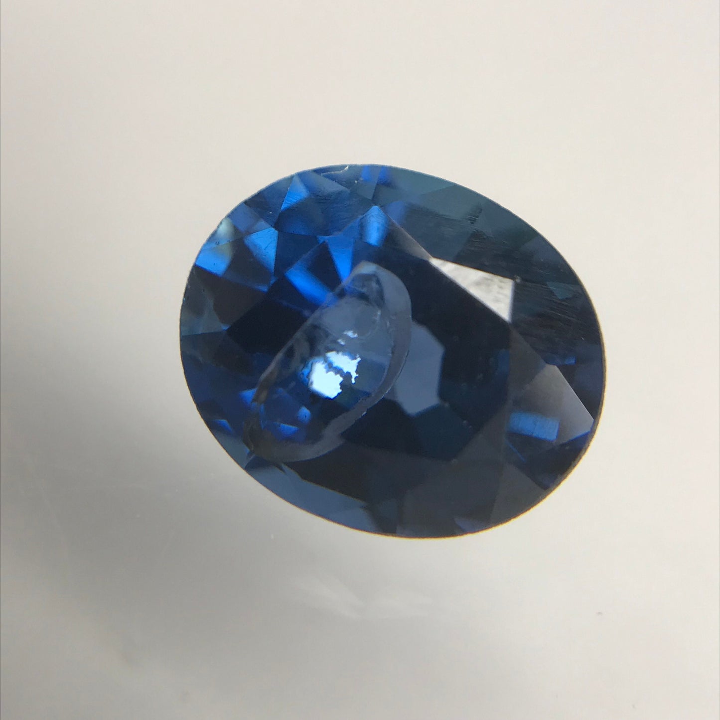 1.10 Carats Natural Blue Sapphire 6.5x5.4 mm Oval Corundum Blue Wholesale Gem Faceted