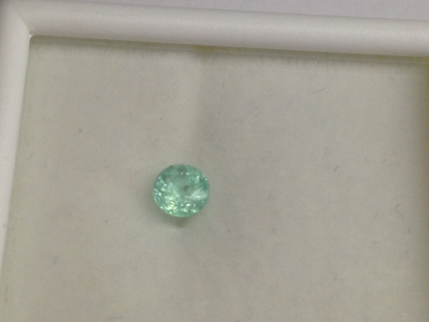 Your Pick 3 Green Blue Tourmaline Paraiba Cuprian 4 mm millimeters round 0.25 carat Faceted Loose Gemstone Unmounted Copper Bearing 4mm rare