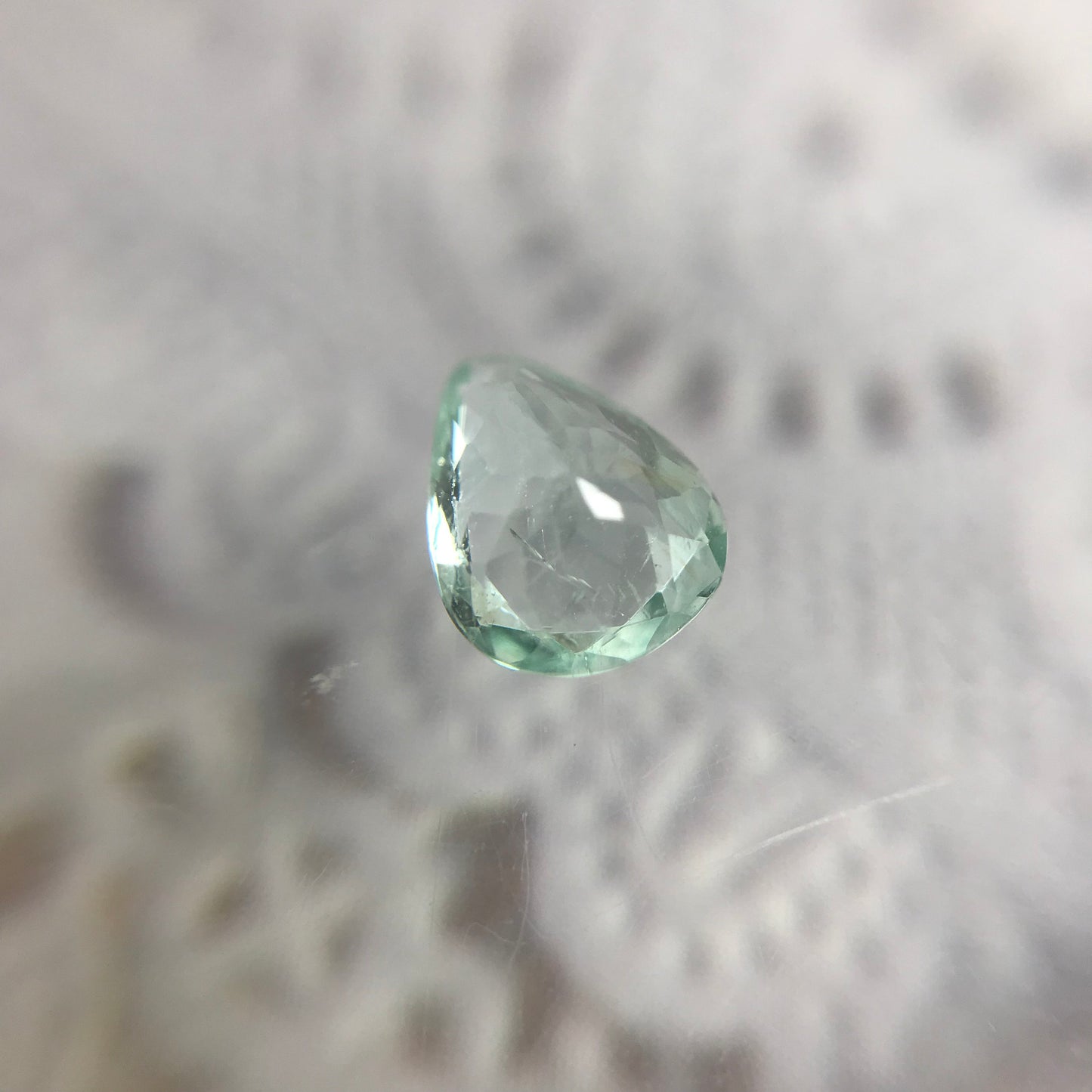 Blue Green Copper-bearing Tourmaline Paraiba  6x5 mm .60 carats Faceted Loose Gemstone Cuprian Rare cts 6.4x5mm USA seller genuine stone gem