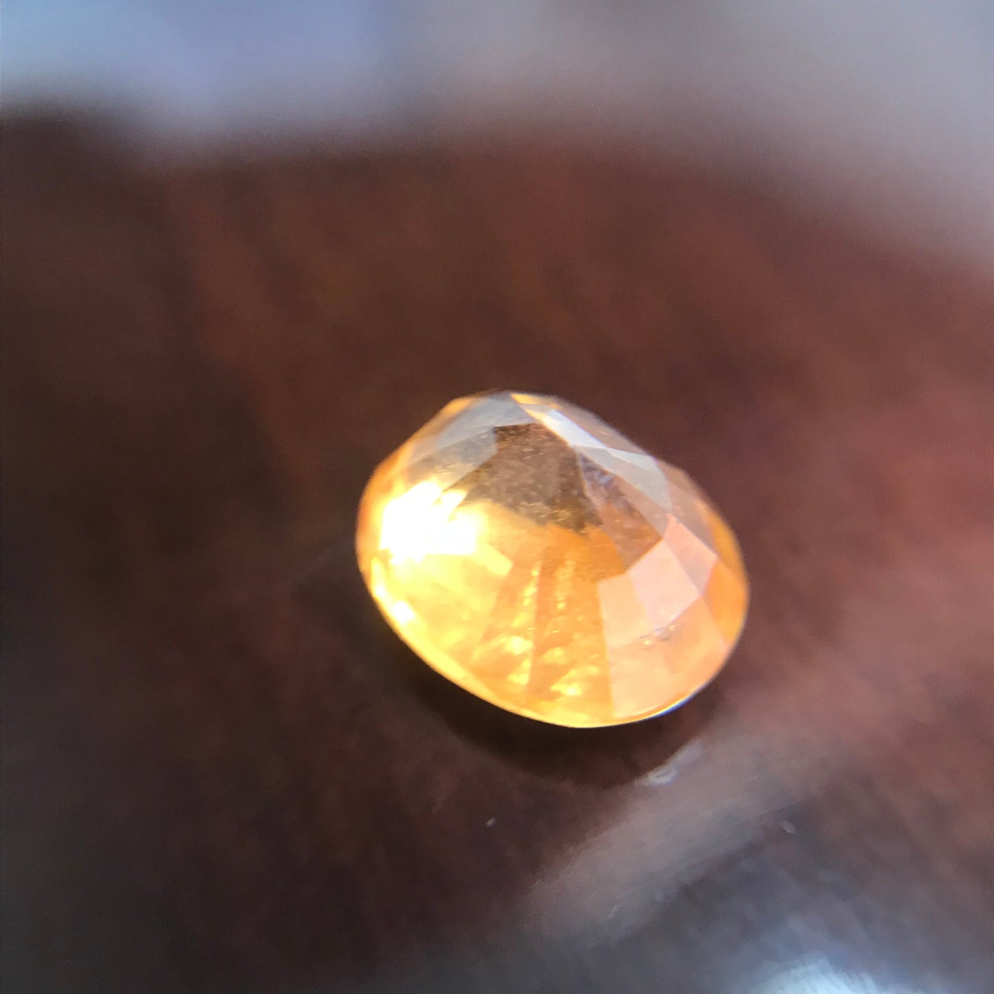 2.85 carats Natural Mandarin Spessartite Garnet 8.4x6.8mm Oval Loose Faceted