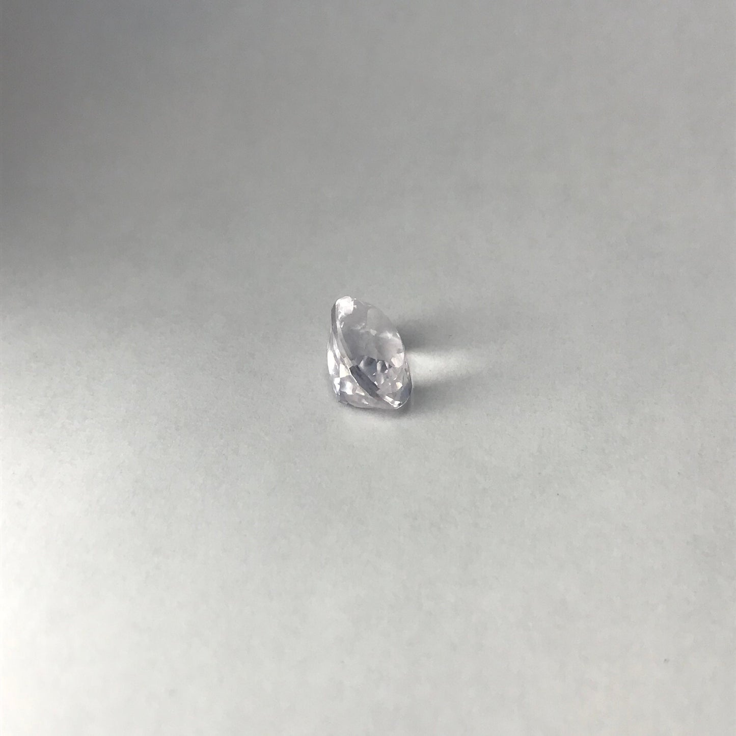 14x10mm Natural Kunzite 7.89 carats Oval Cut Light Faint Pink Spodumene Faceted Loose Gem