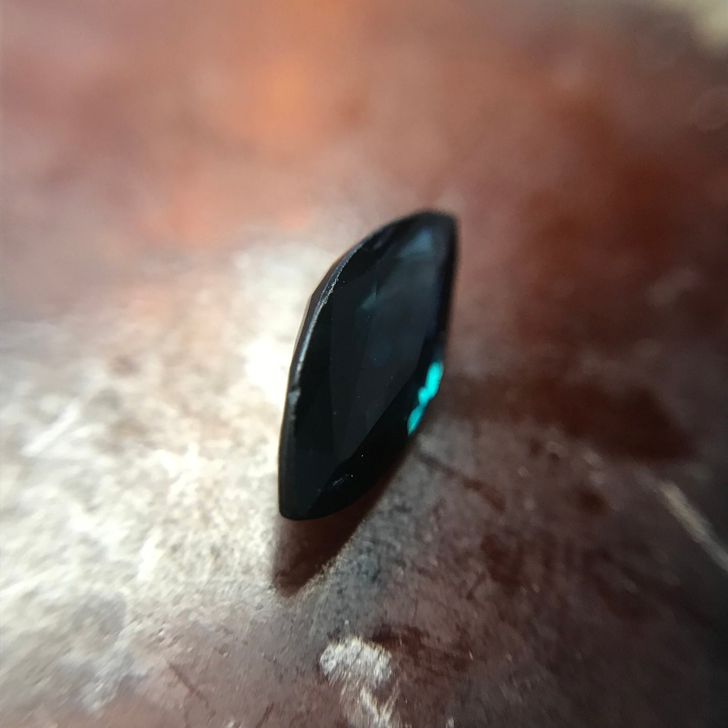 1.29 carat Natural Blue Sapphire Heated 10x5 mm Marquise Cut Corundum Blue