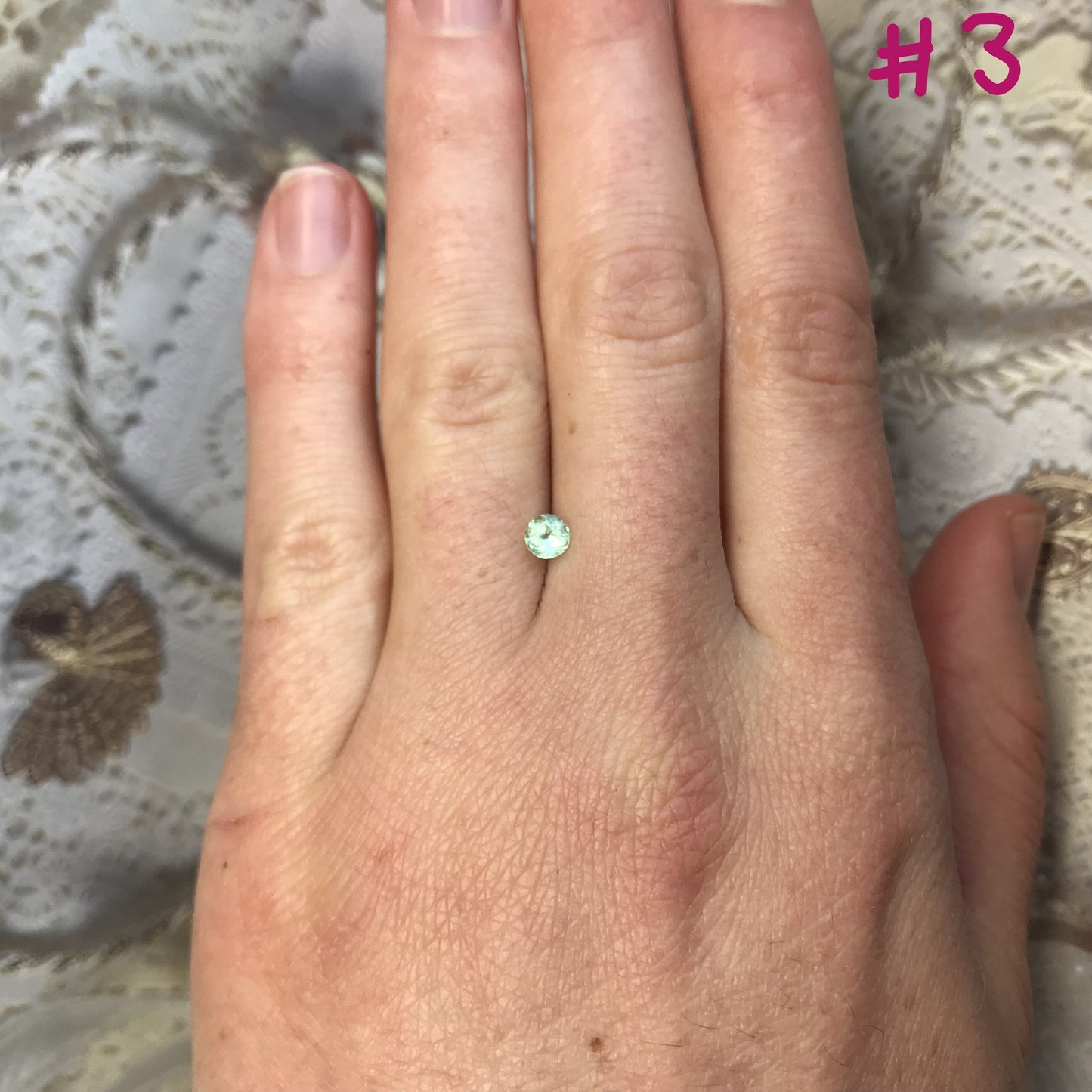 Your Pick 3 Green Blue Tourmaline Paraiba Cuprian 4 mm millimeters round 0.25 carat Faceted Loose Gemstone Unmounted Copper Bearing 4mm rare