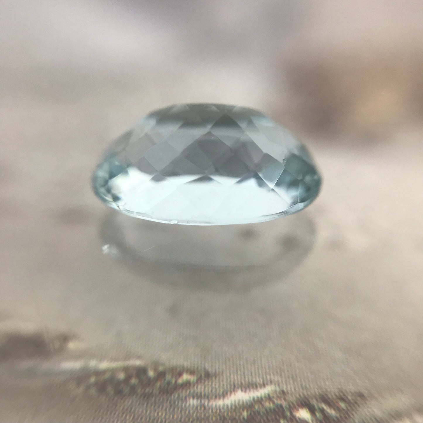 11.6x8mm 3.22 Carat Natural Sky Blue Aquamarine Light Blue Oval Loose Faceted Gemstone Beryl March Birthstone Tested Wholesale Gem Pretty