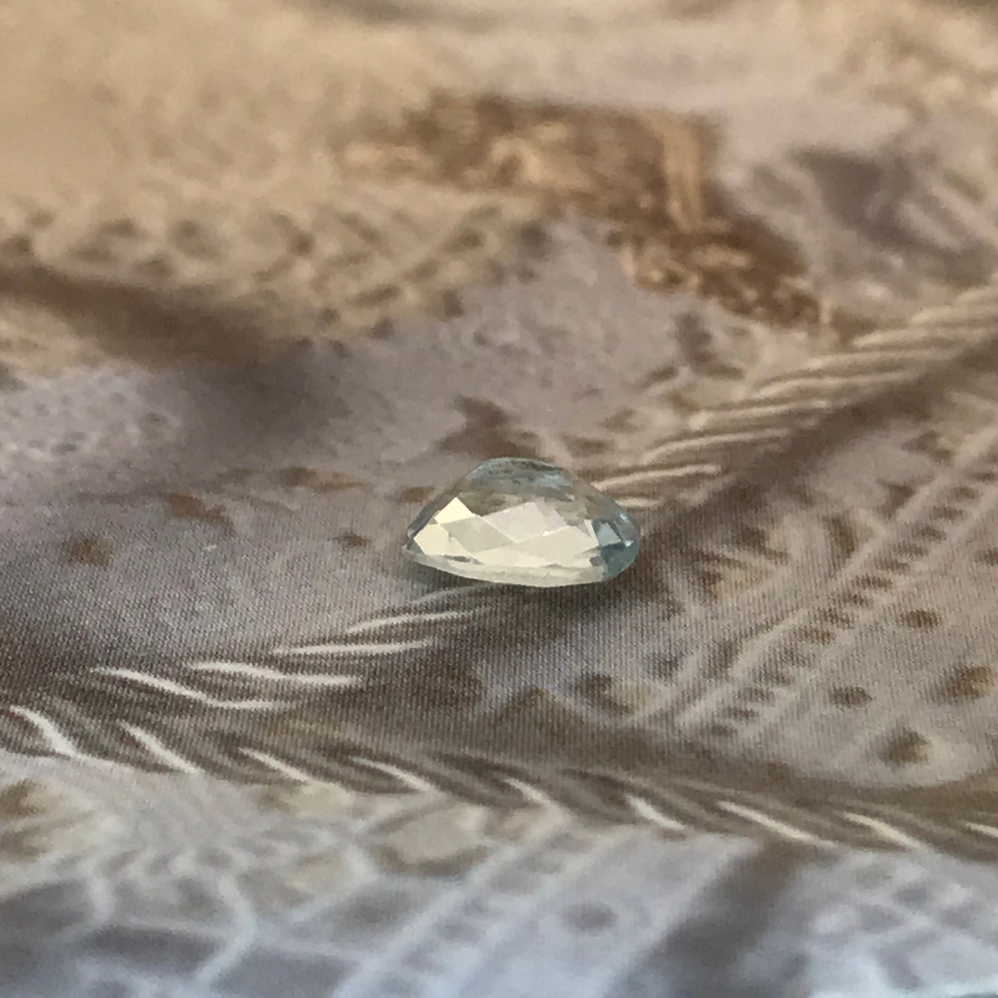 One 7x5mm light Blue Aquamarine 0.80 Carats Checkerboard Rectangle Cushion Cut Loose Gem Faceted Gemstone Beryl March Birthstone