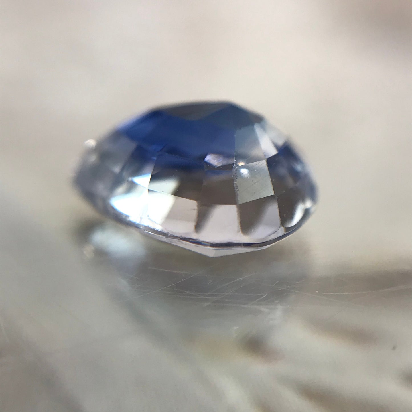 1.68 Carats Natural Blue Sapphire 7.7x6.7mm Pear Unique Corundum Wholesale Gem Faceted Loose Gemstone