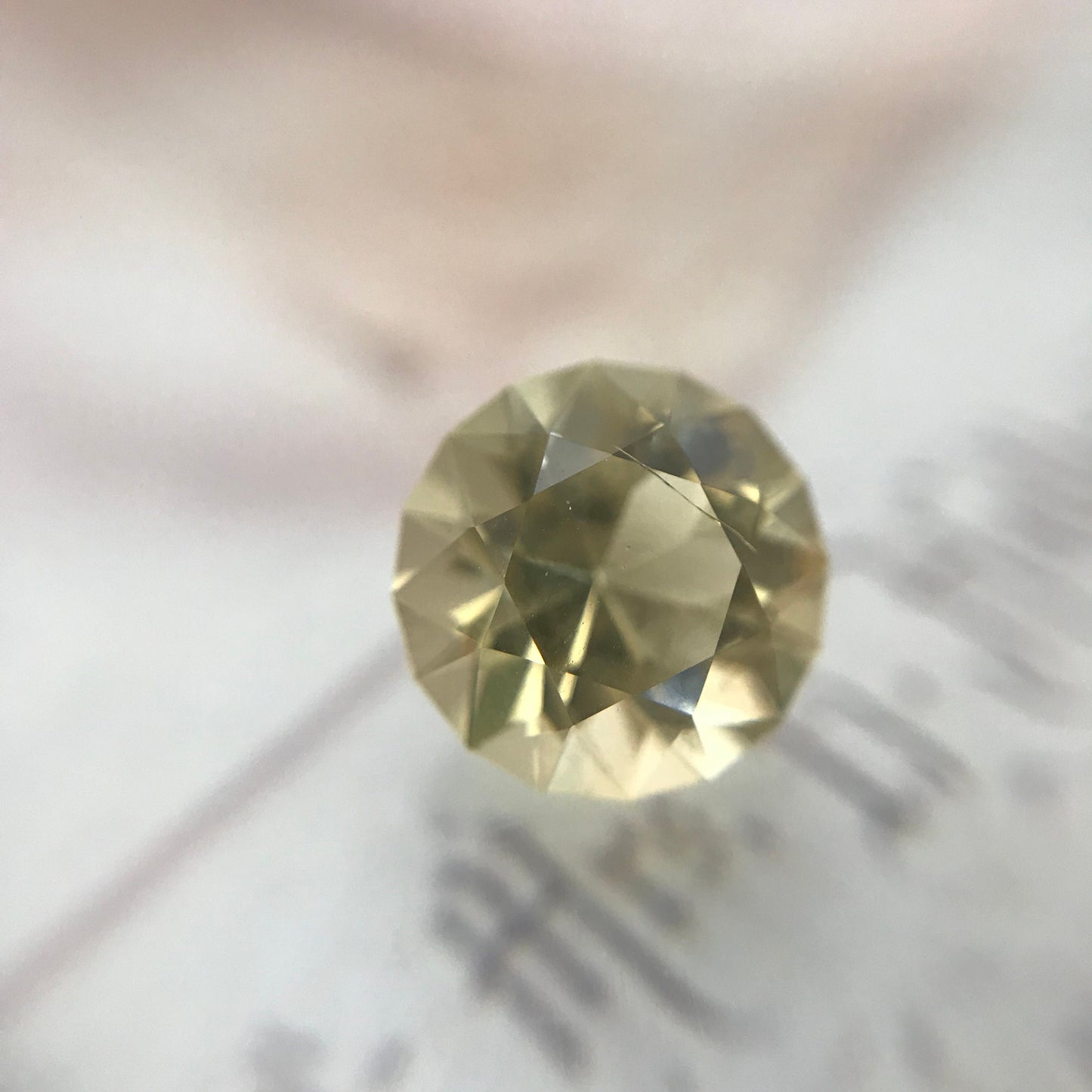9mm Precision Cut Natural Yellow Beryl Heliodor Round Brilliant 2.74 Carat Loose Unmounted Faceted Gemstone US Cut/Seller Flowing Gems