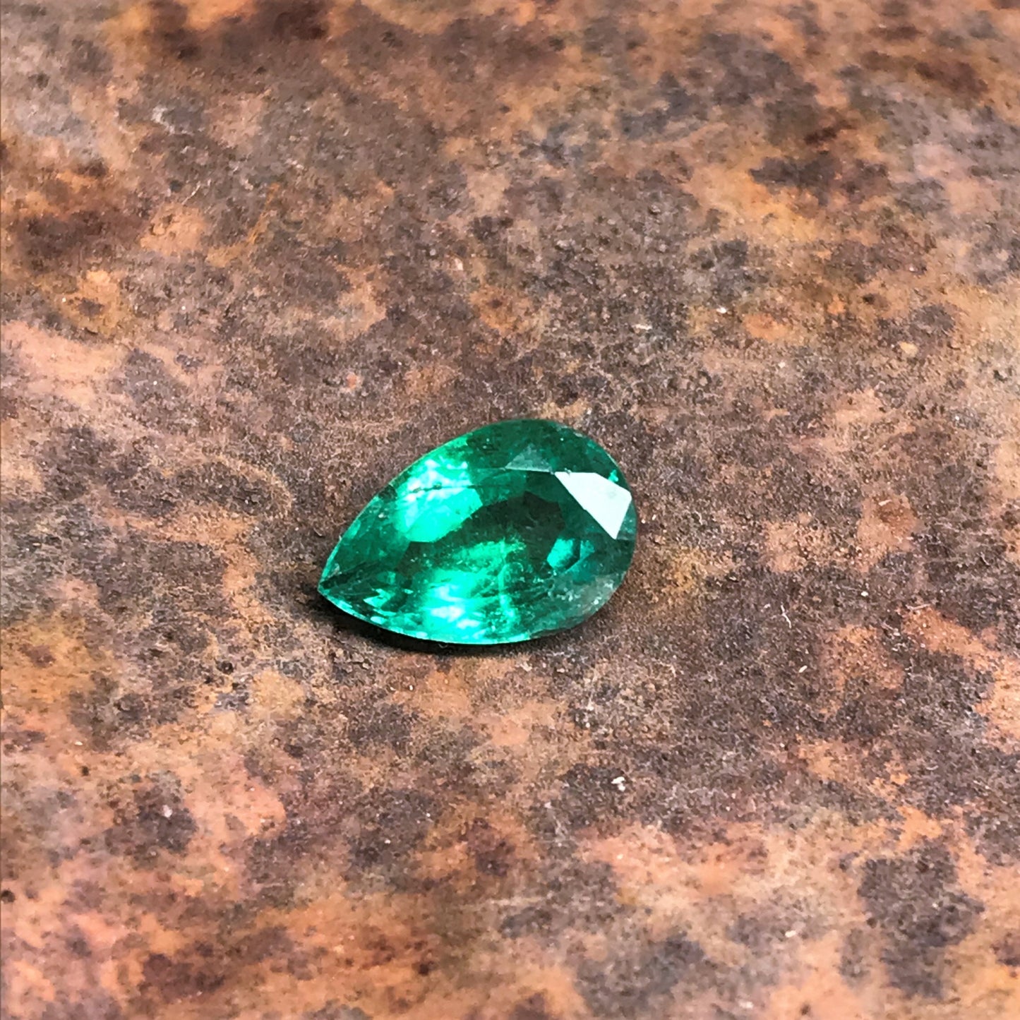 GIA Certified 2.76 cts Emerald 11.4x7.6 mm Pear Cut Faceted Loose Gem, Nice Natural Zambian Emerald
