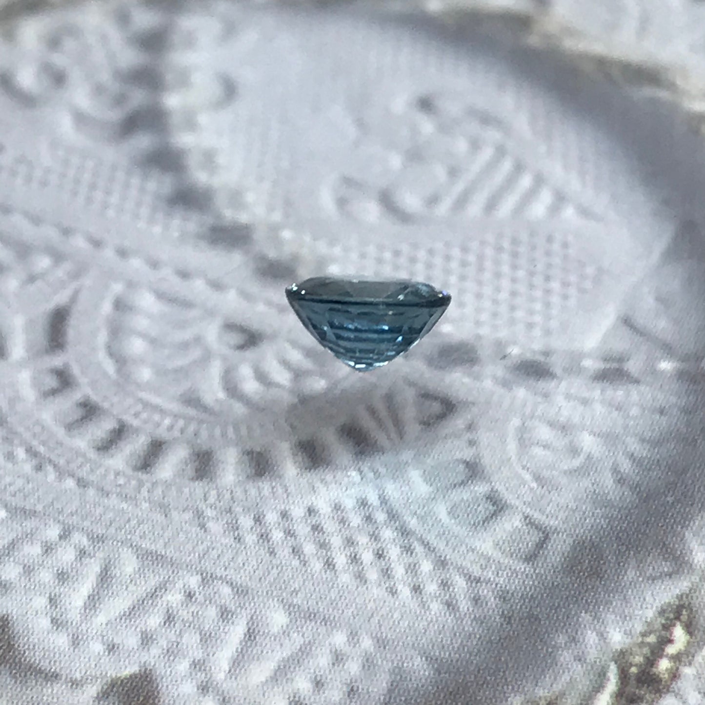 5.7mm Round Sapphire Natural Medium Light Blue, 0.91 Carats Corundum 6mm