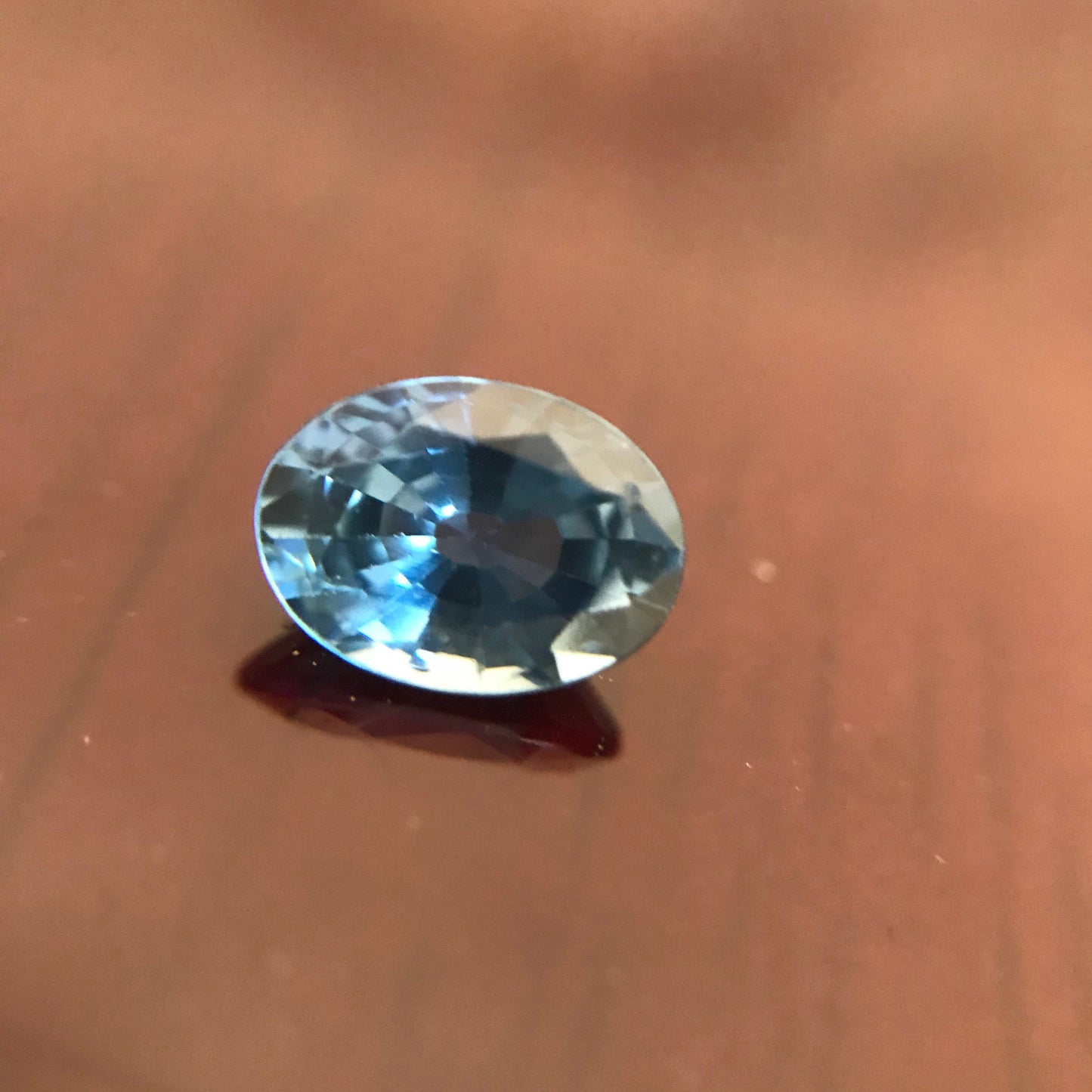 0.94 Carats Natural Classic Blue Sapphire 6.7x5mm Oval Cut Blue Corundum, Medium Blue Sapphire Faceted Loose Sapphire, Unmounted Gemstone
