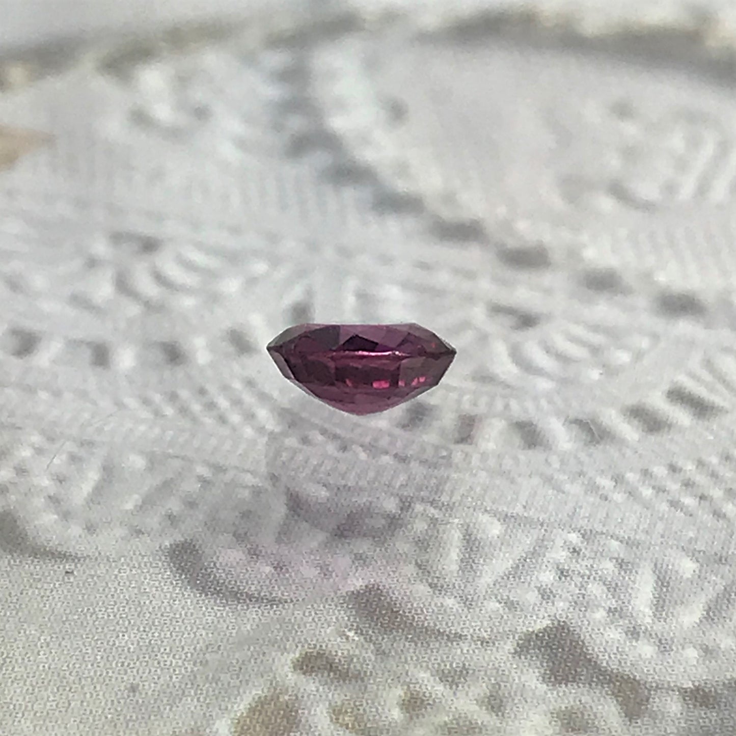5.4mm Round Natural Ruby 0.72 Cts Heated Ruby Loose Faceted Shallow Round Cut Gem Corundum Purple Red Ruby July Birthstone Earth Mined 5mm