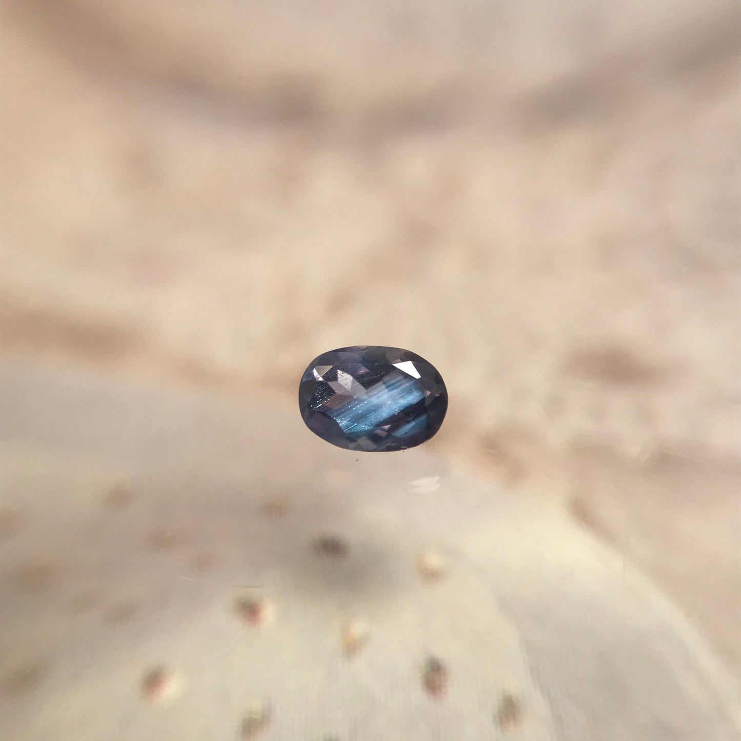 0.20 cts Natural Alexandrite Chrysoberyl 4x3mm Blue Green Purple Faceted Gem Rare Color Change Loose Gemstone