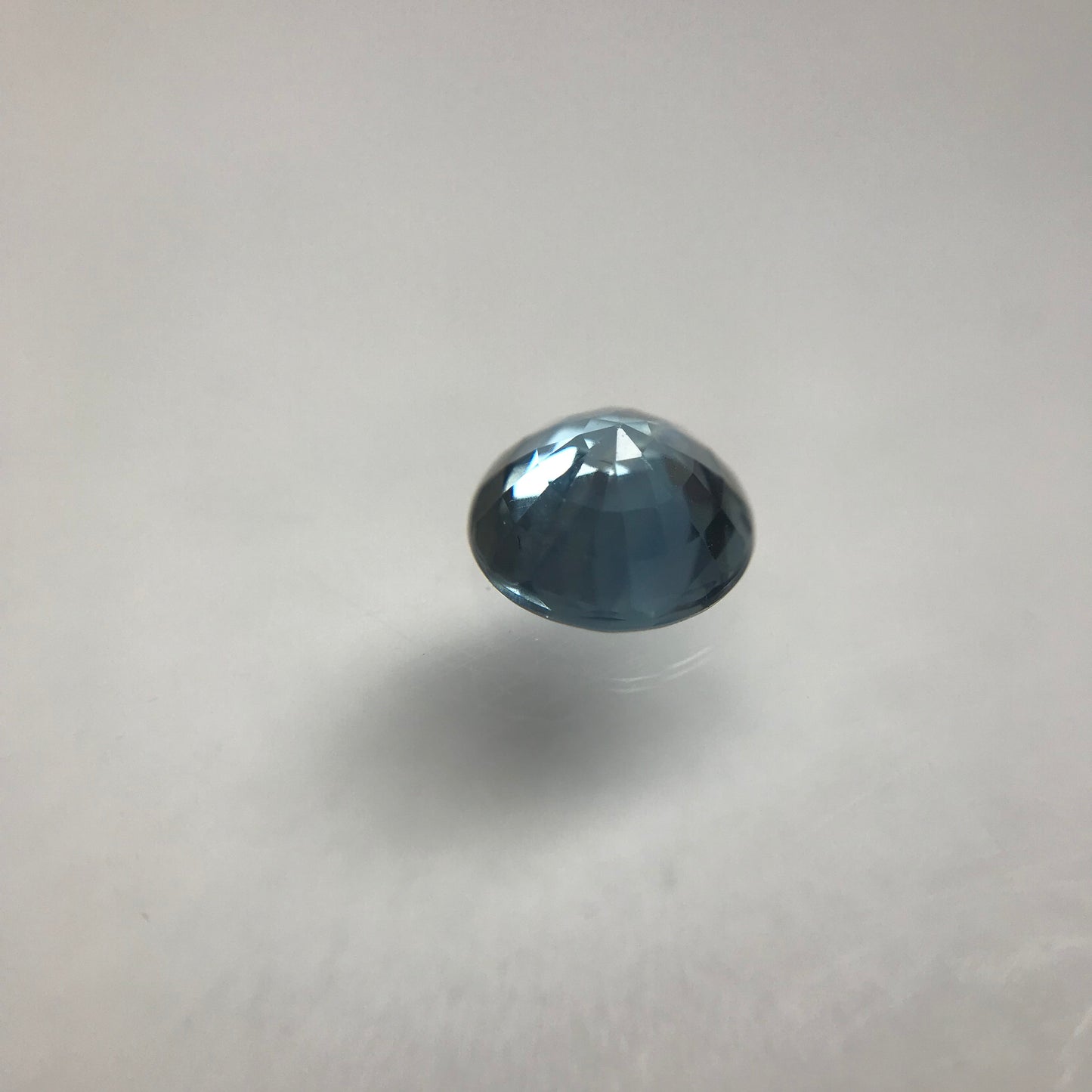 5.7mm Round Sapphire Natural Medium Light Blue, 0.91 Carats Corundum 6mm