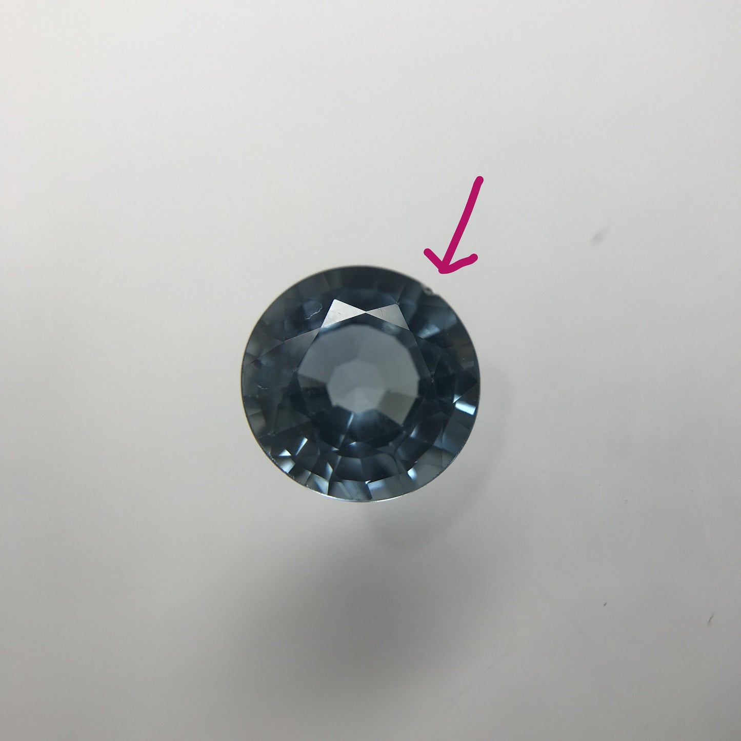 5.7mm Round Sapphire Natural Medium Light Blue, 0.91 Carats Corundum 6mm