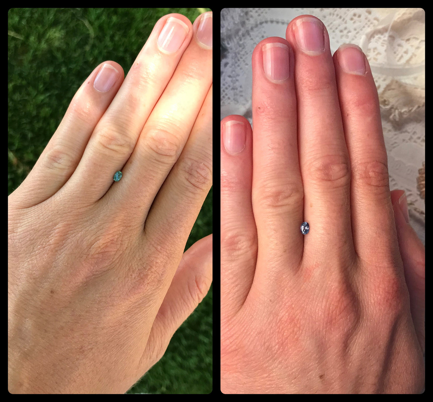 0.20 cts Natural Alexandrite Chrysoberyl 4x3mm Blue Green Purple Faceted Gem Rare Color Change Loose Gemstone