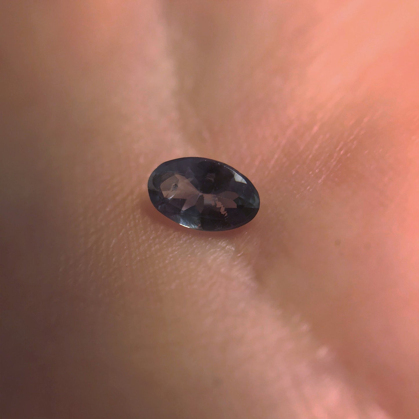 0.24ct Natural Alexandrite Chrysoberyl 5x3mm Blue Green Purple Loose Real Gemstone Faceted Gem Rare Carat Color Change Oval millimeters