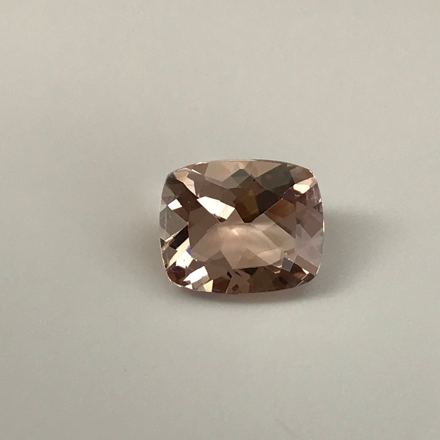 11x9mm Peach Morganite 3.8 ct Cushion Rectangle Cut Loose Gemstone for Engagement Ring Wholesale Blush Beryl Center stone