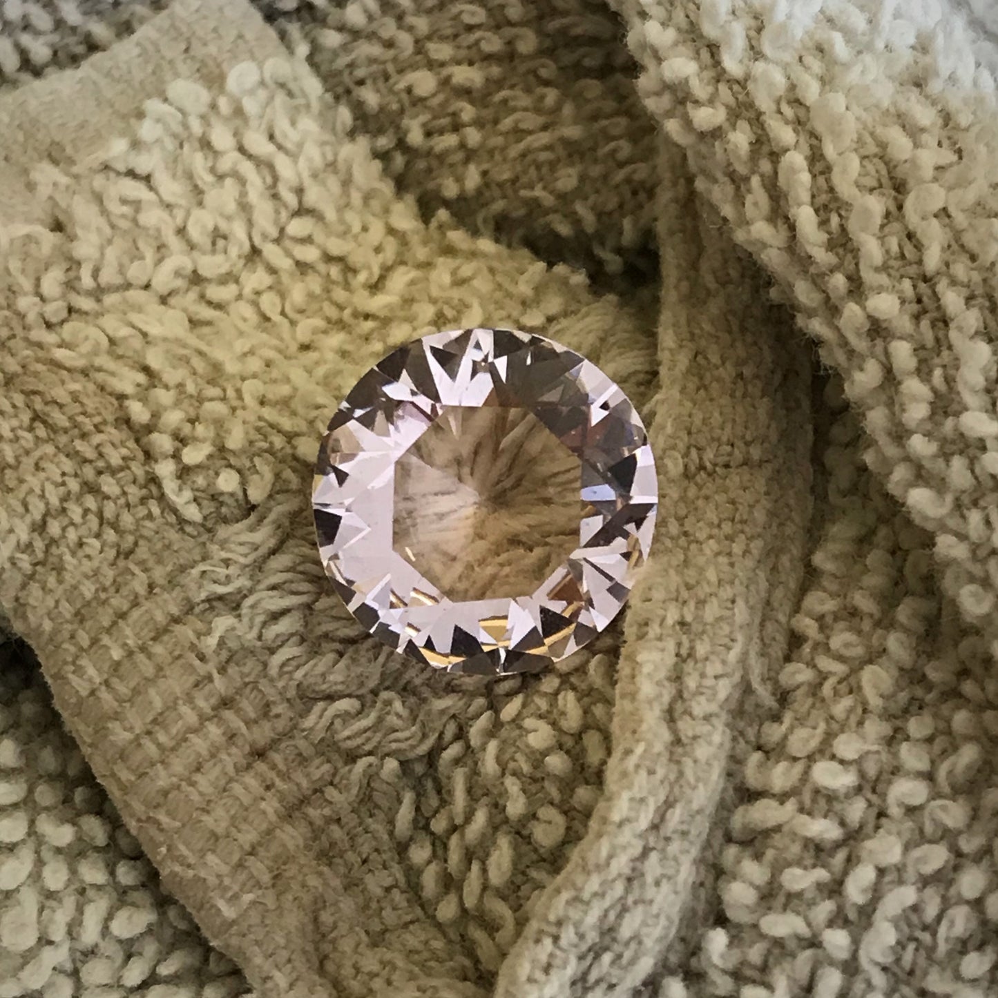 11.69 Carat Natural Morganite 16.5mm Round Light Purple Cut Loose Gem Unmounted Gemstone Beryl, 16 mm Round Certified Morganite US Seller