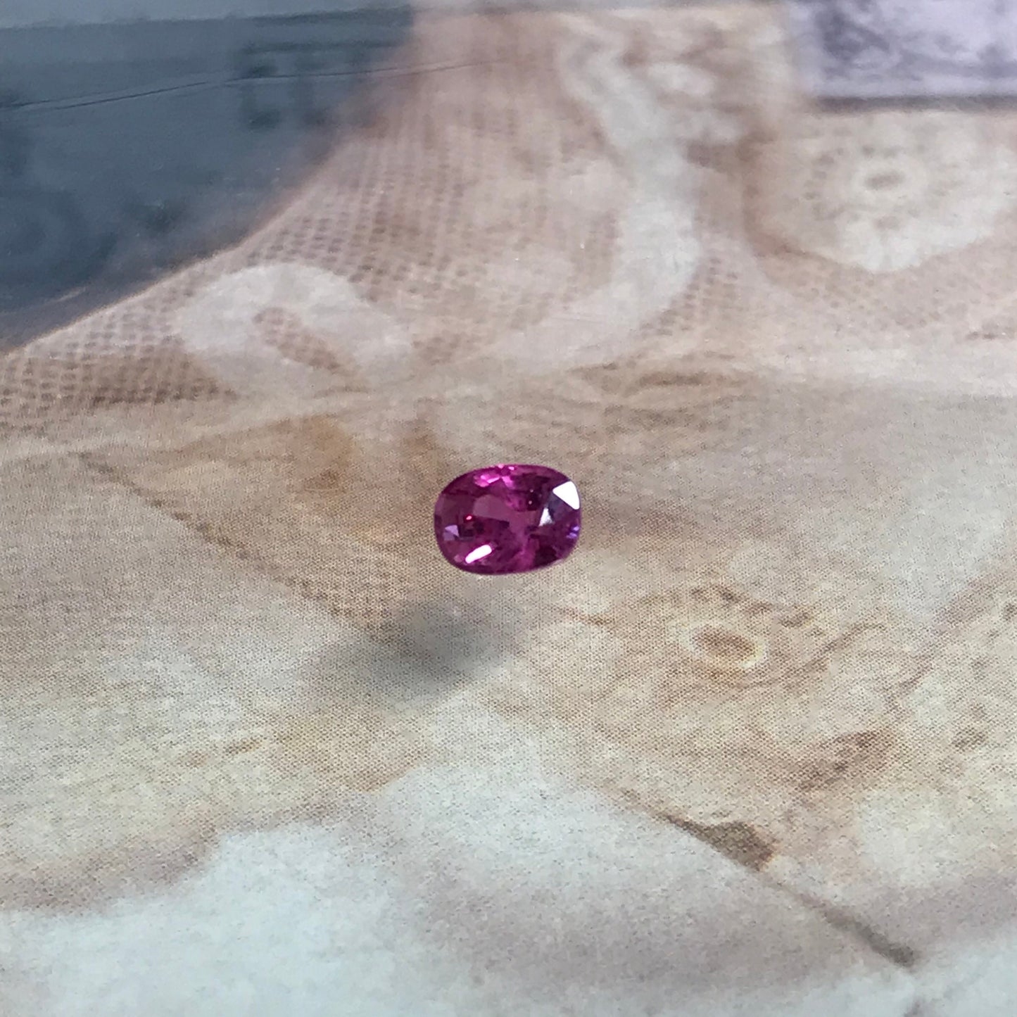 Natural Ruby 0.76 Carat 5.5mm Heat Only Loose Gemstone Faceted Gem Corundum Oval Cut Purple Red Real Beautiful July Birthstone Heat Only