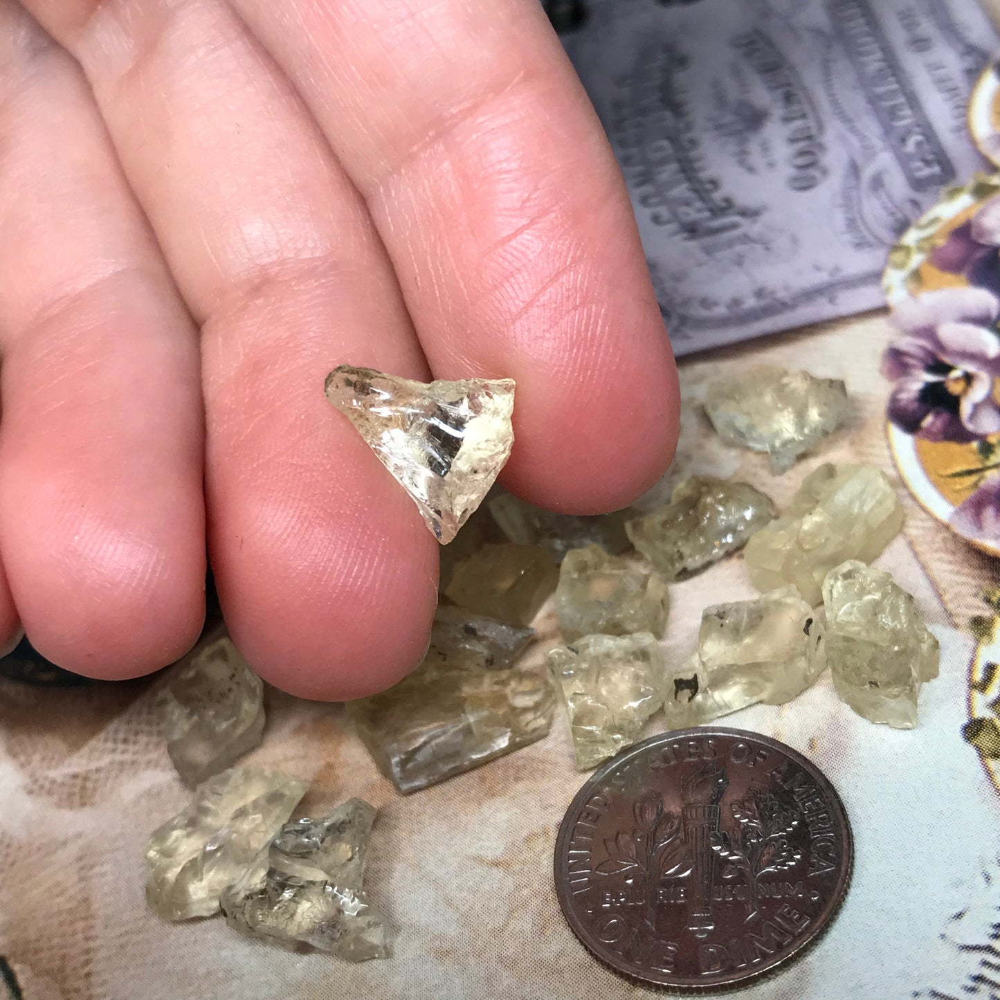 3-Utah Sunstone - 2 to 3 Carats each - Raw Sunstone - Natural Sunstone - Sunstone Rough - Raw Stones - Light Yellow Labradorite Feldspar