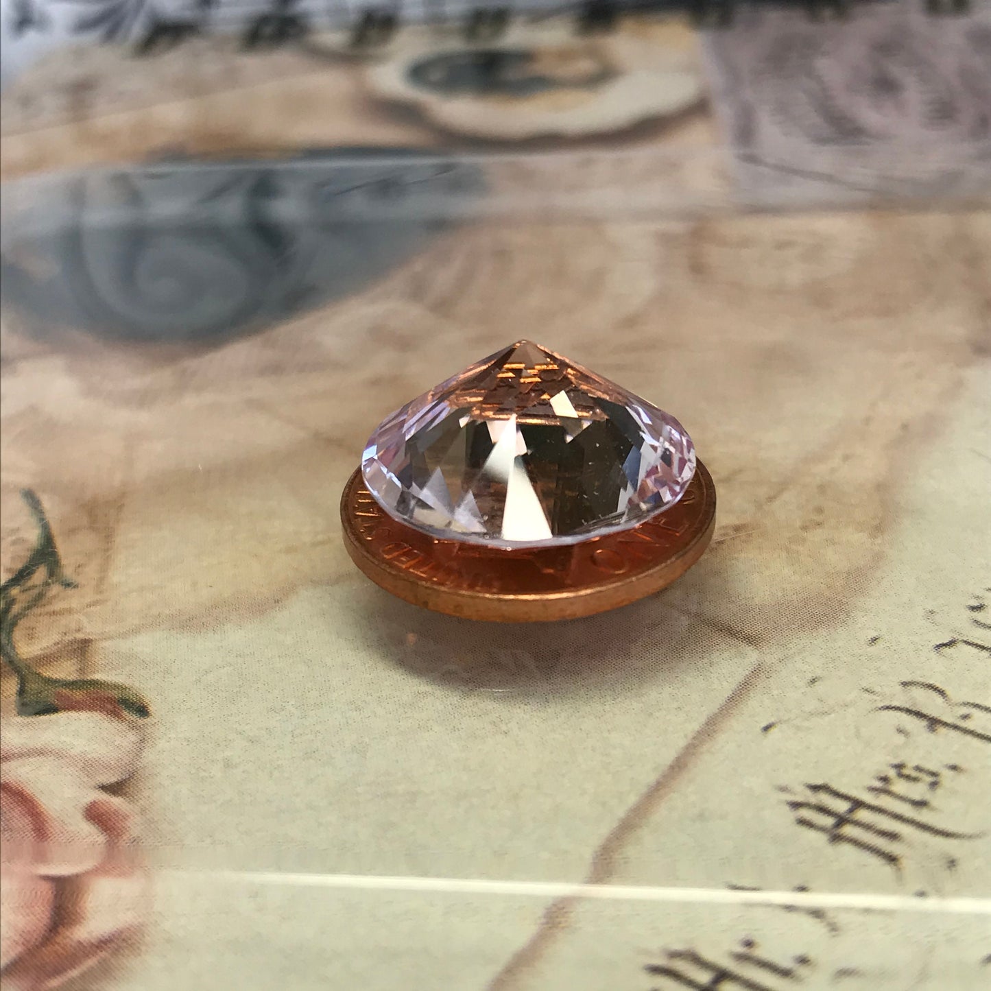 11.69 Carat Natural Morganite 16.5mm Round Light Purple Cut Loose Gem Unmounted Gemstone Beryl, 16 mm Round Certified Morganite US Seller